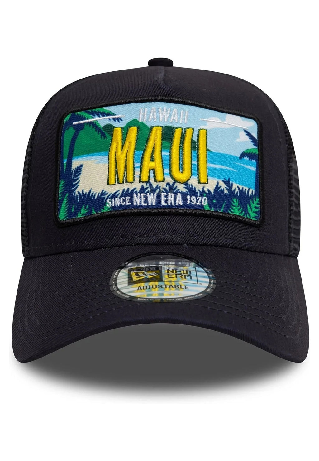 GORRA NEW ERA MARINO MAUI LICENSE PLATE TRUCKER CAP