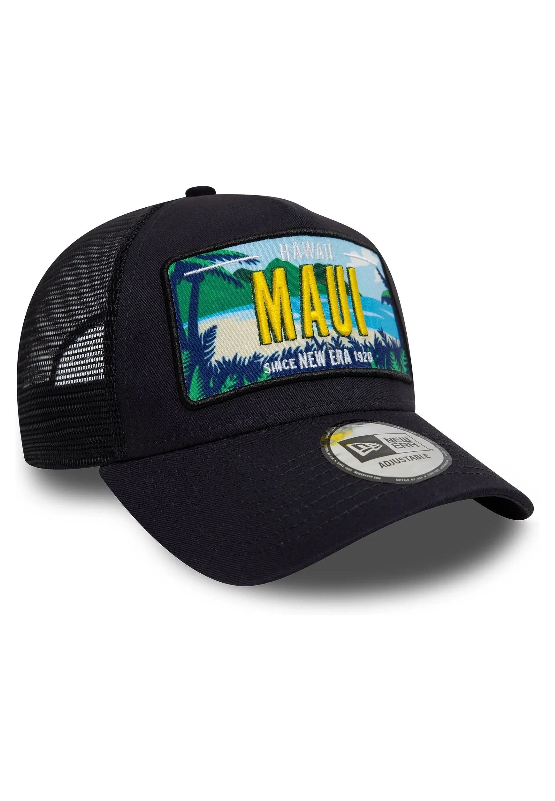 GORRA NEW ERA MARINO MAUI LICENSE PLATE TRUCKER CAP