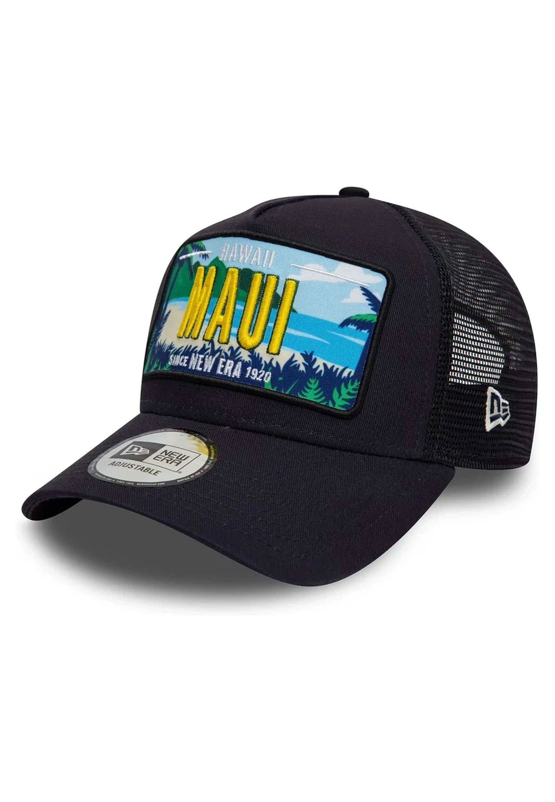 GORRA NEW ERA MARINO MAUI LICENSE PLATE TRUCKER CAP