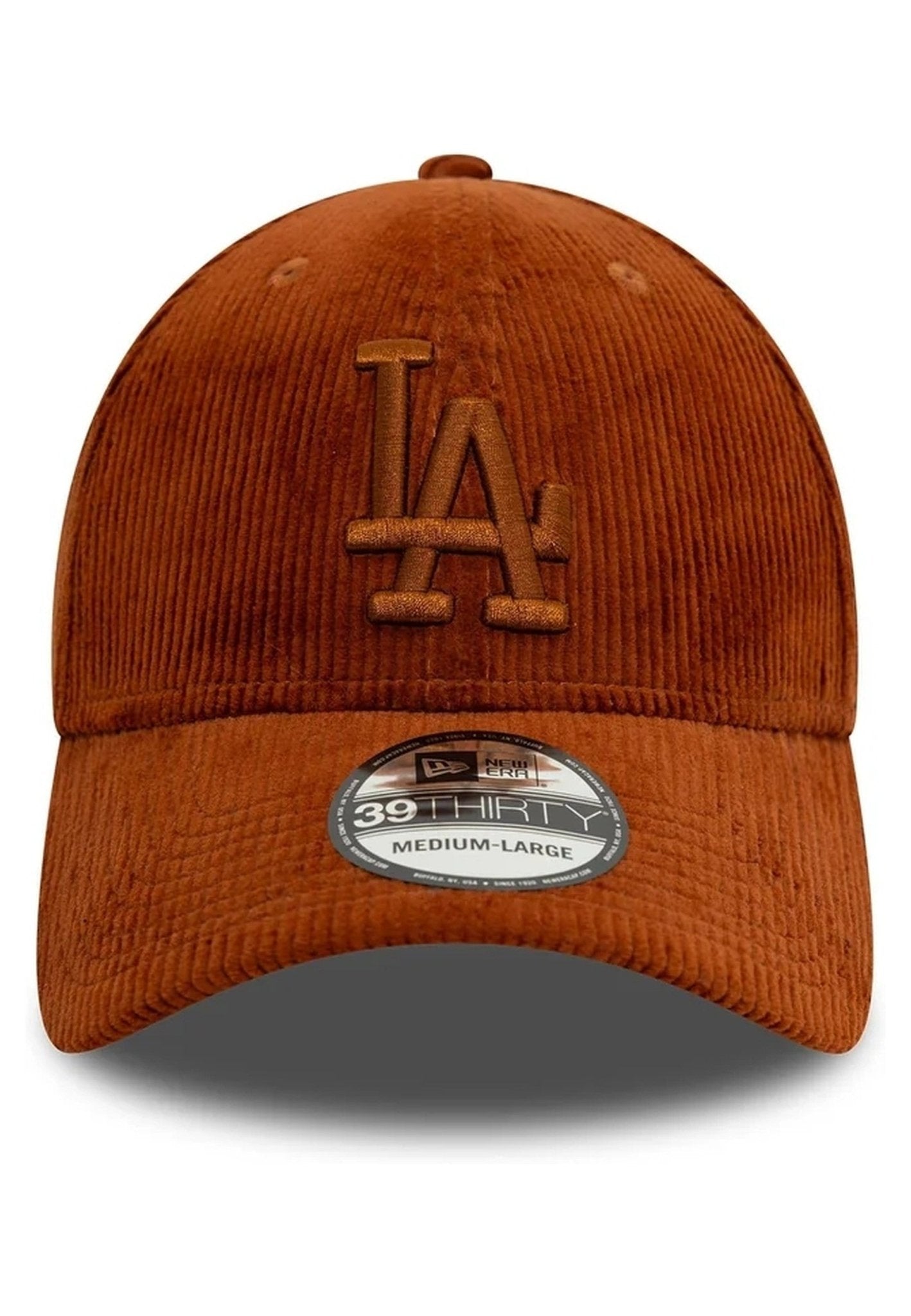 GORRA NEW ERA MARRON DODGERS CORD 39THIRTY LOSDOD - AREA ZERO