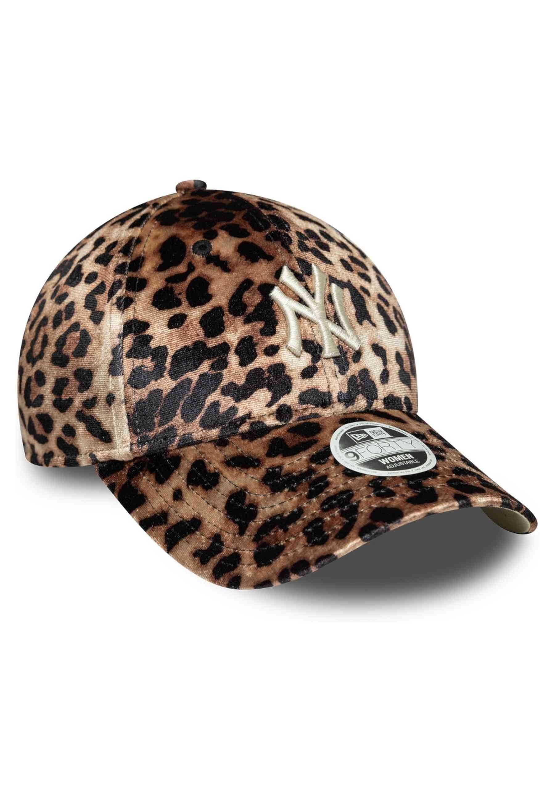 GORRA NEW ERA MARRON LEOPARDO YANKKES WMNS LEO VELOUR 9FORTY NEYYAN