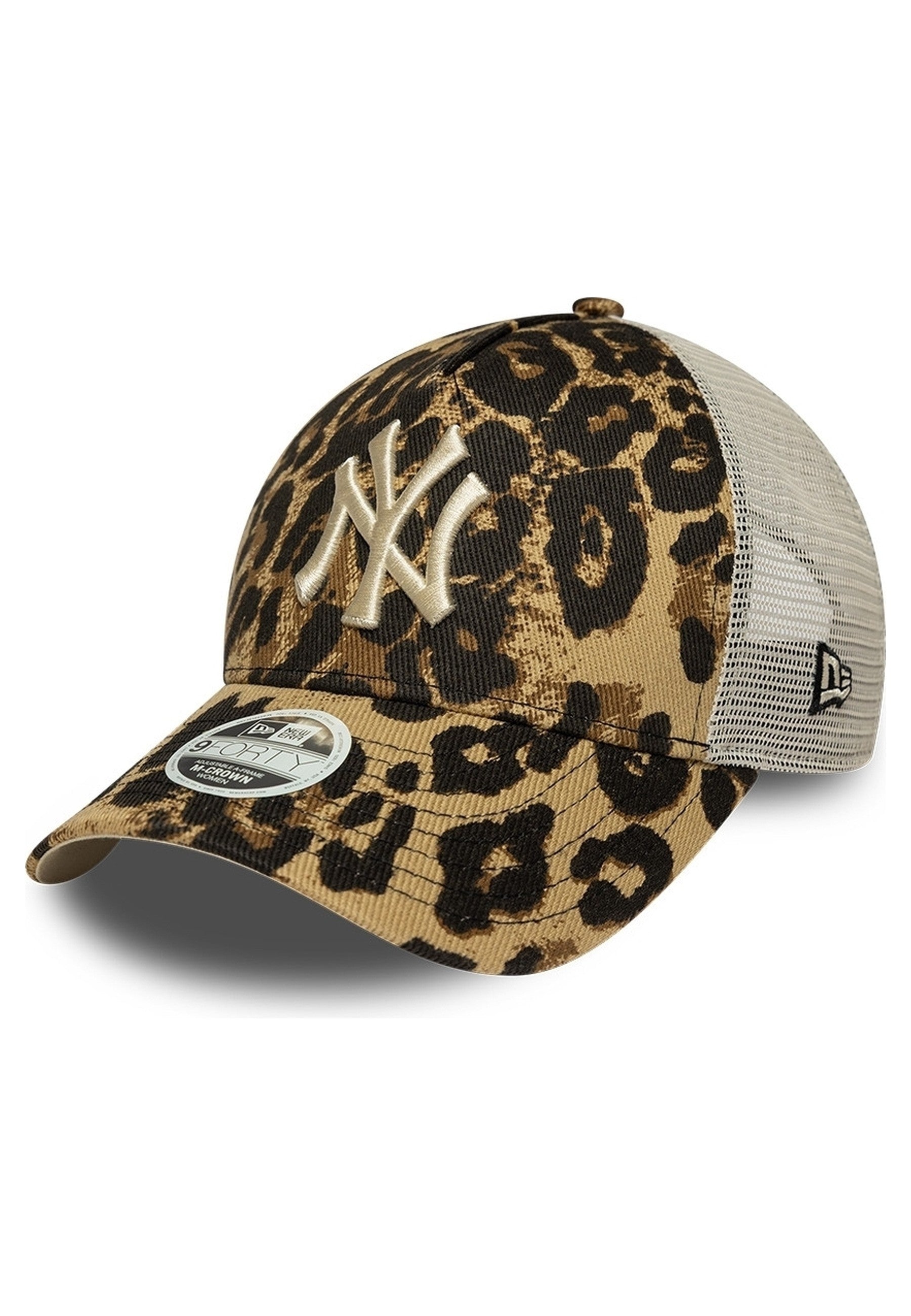 GORRA NEW ERA MARRON YANKEES WMNS LEOPARD 940MC AF TRUCKER CAP