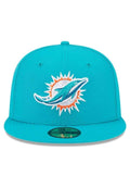 GORRA NEW ERA MIAMI DOLPHINS 59FIFTY EVERGREEN TURQUESA