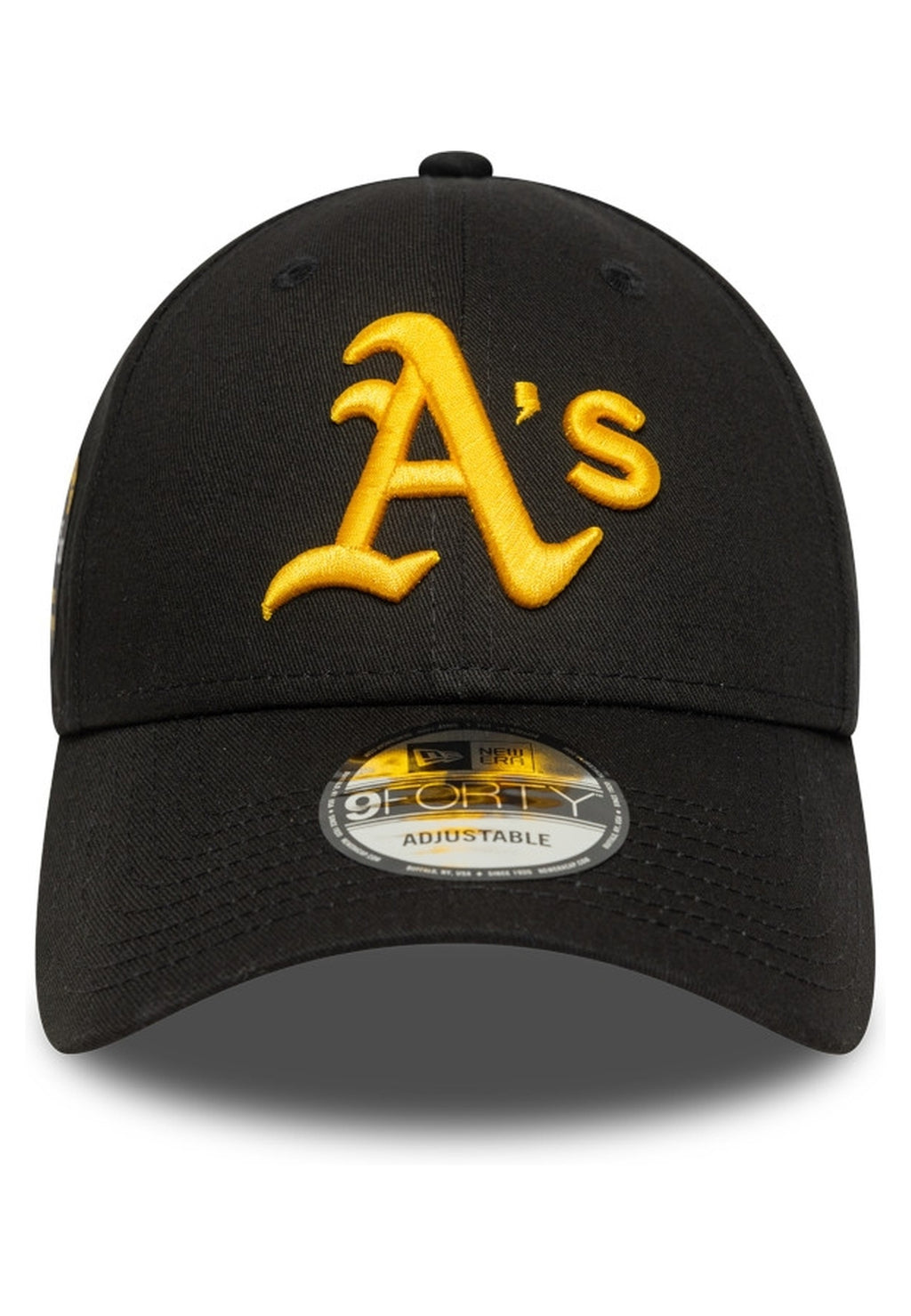 GORRA NEW ERA NEGRA ATHLETICS MLB SIDE PATCH 9FORTTY OAKATH