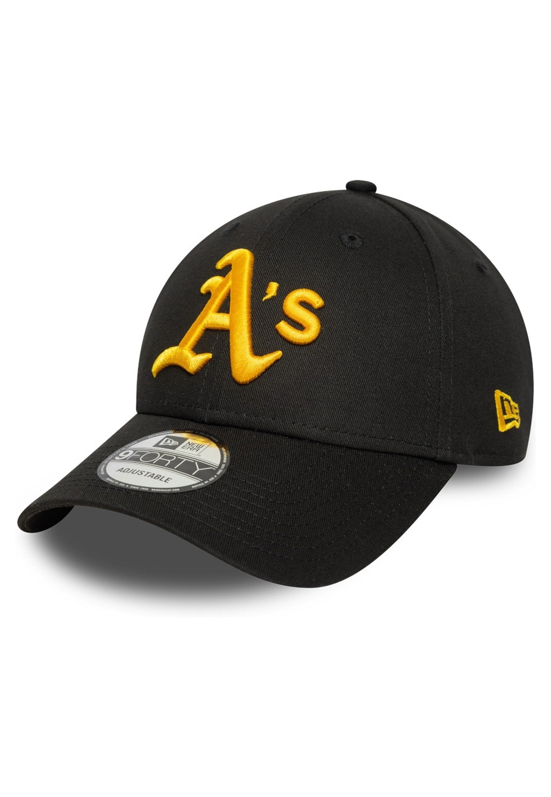GORRA NEW ERA NEGRA ATHLETICS MLB SIDE PATCH 9FORTTY OAKATH