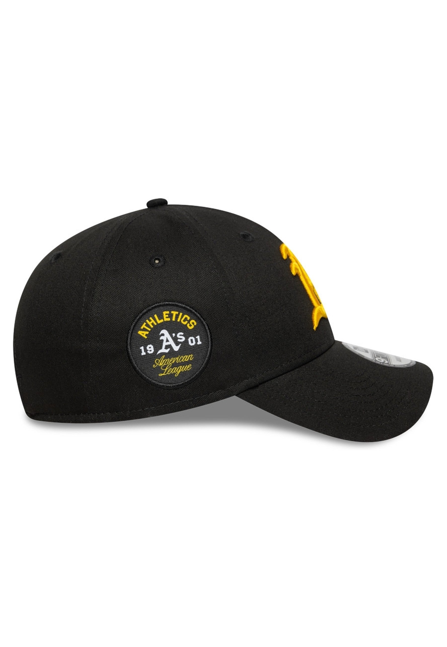 GORRA NEW ERA NEGRA ATHLETICS MLB SIDE PATCH 9FORTTY OAKATH