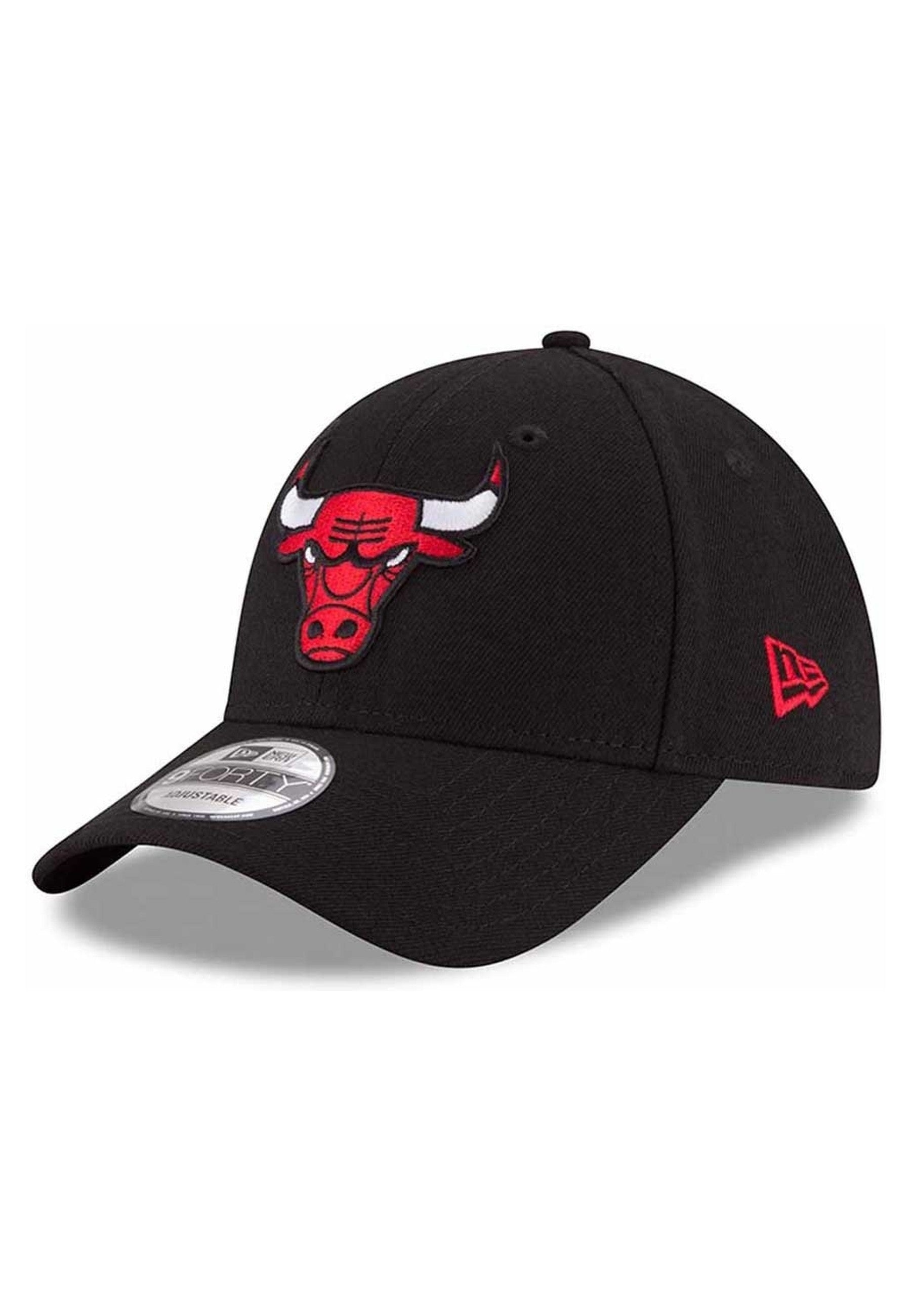 GORRA NEW ERA NEGRA BORDADO CHICAGO BULLS FRENTE VISERA CURVA