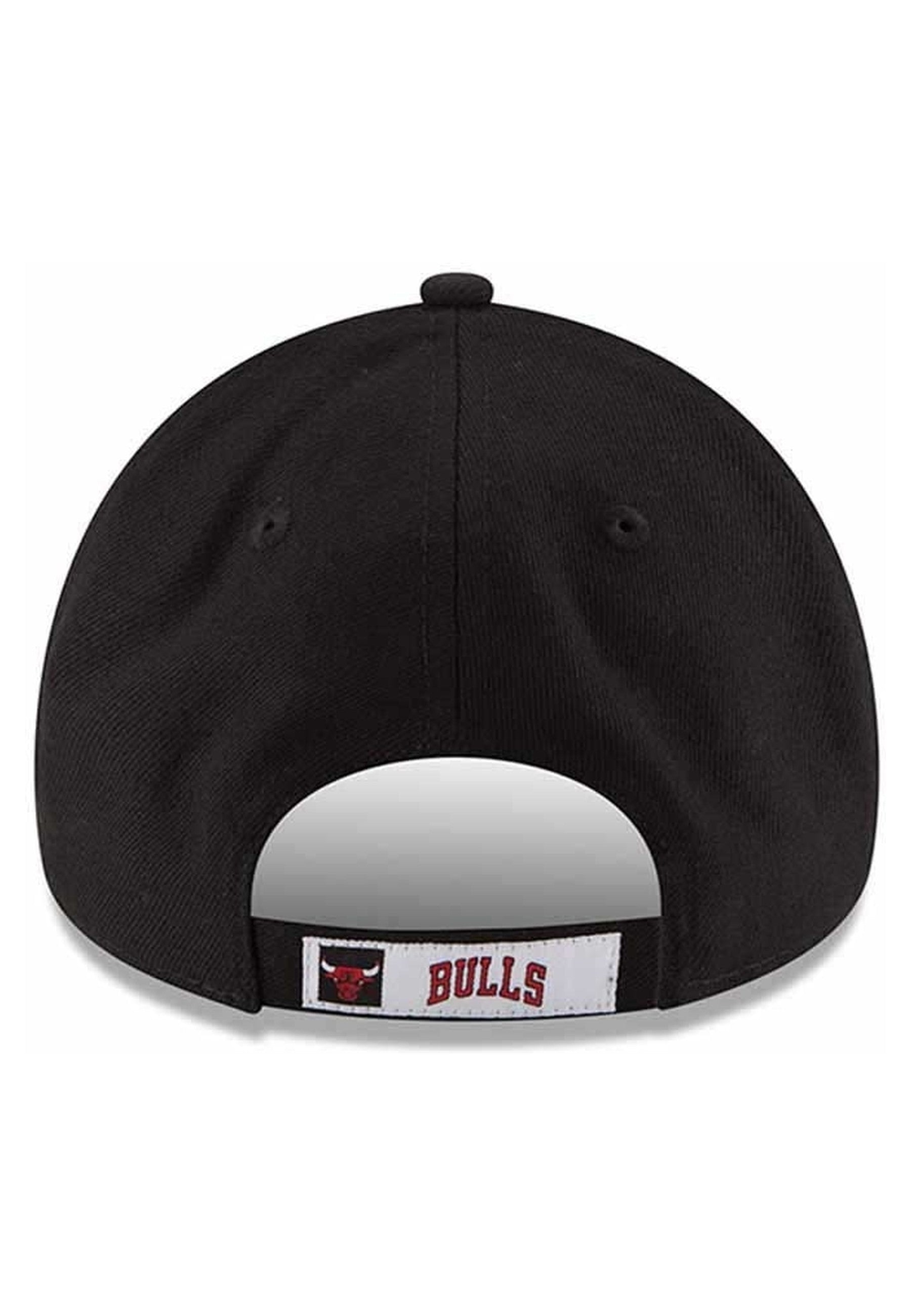 GORRA NEW ERA NEGRA BORDADO CHICAGO BULLS FRENTE VISERA CURVA