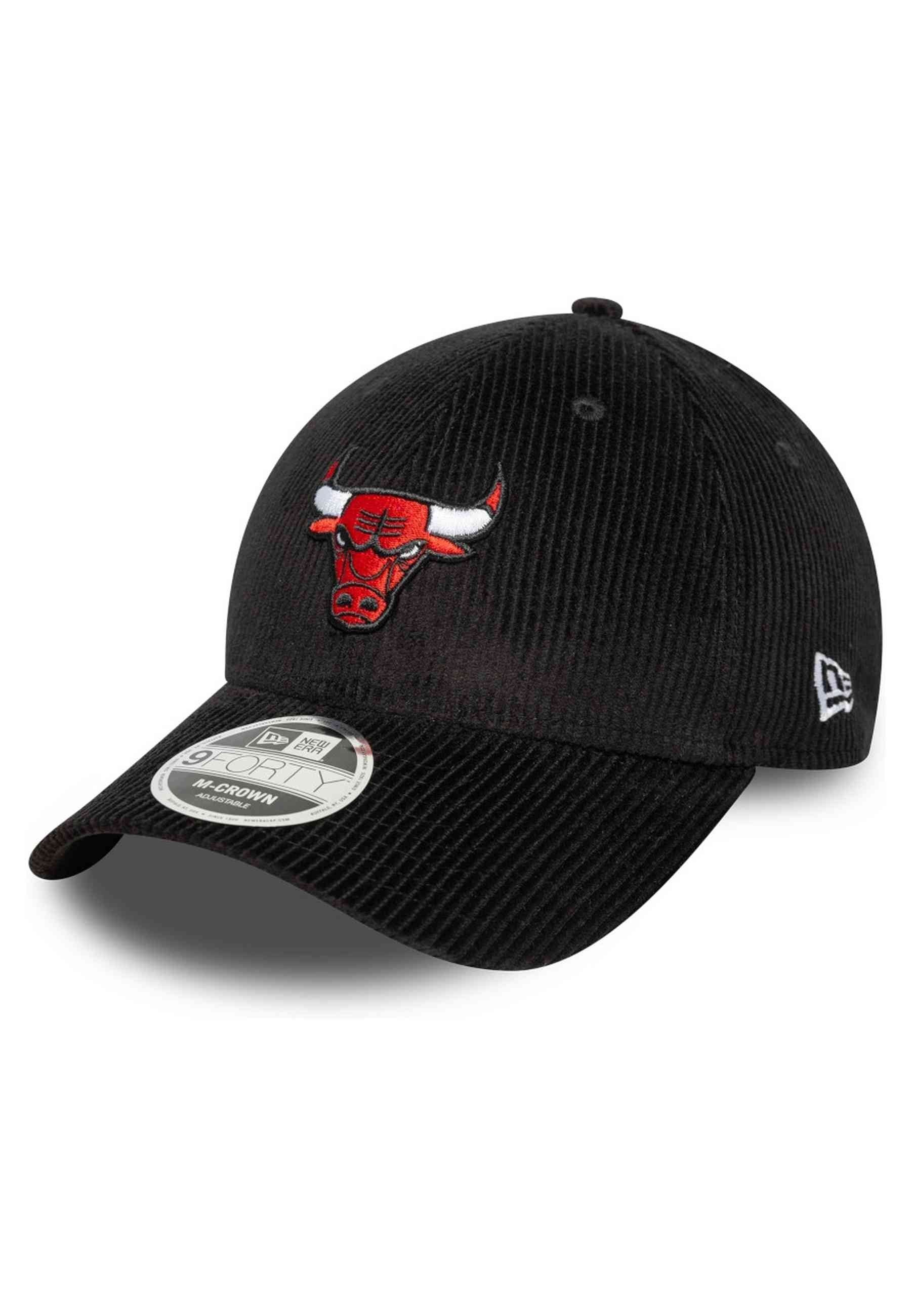 GORRA NEW ERA NEGRA BULLS CORD 9FORTY MC CHIBUL