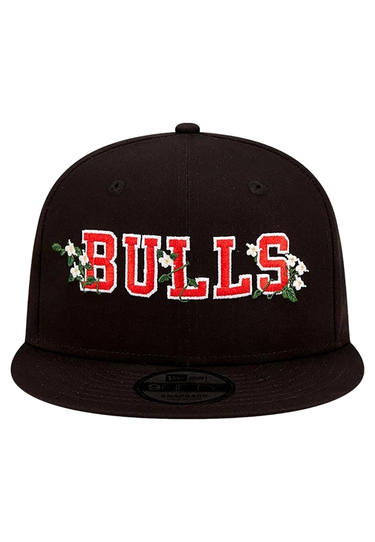 GORRA NEW ERA NEGRA BULLS FLOWER WORDMARK 9FIFTY - AREA ZERO