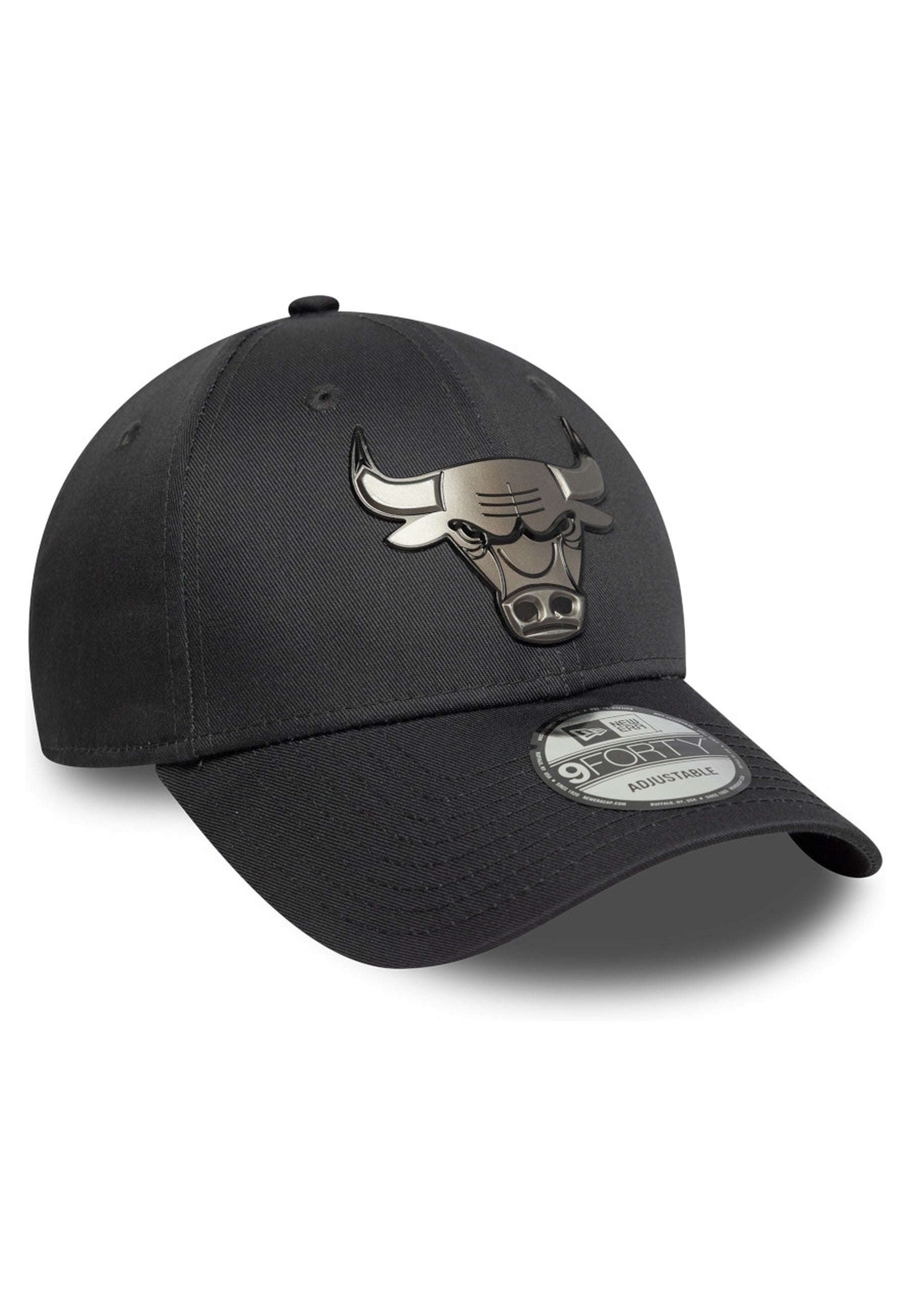 GORRA NEW ERA NEGRA BULLS METALLIC 9FORTY CHIBUL