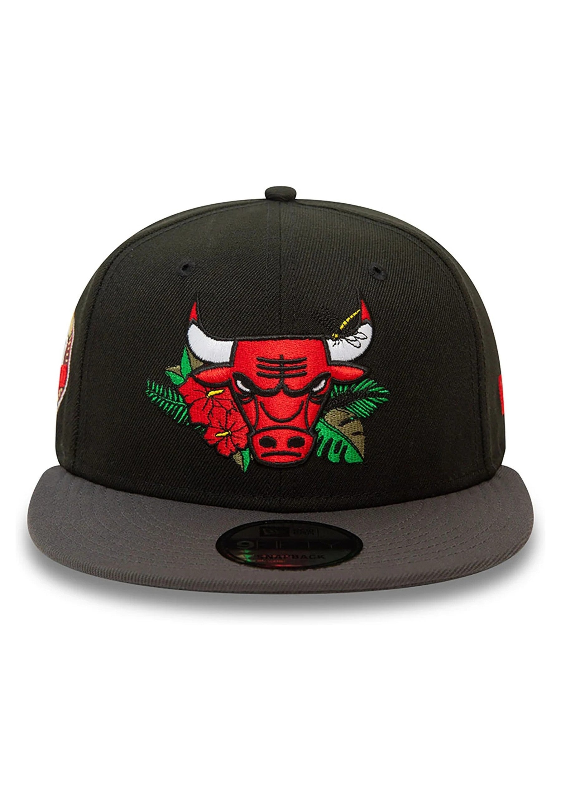 GORRA NEW ERA NEGRA BULLS NBA FLORAL 9FIFTY CHIBUL