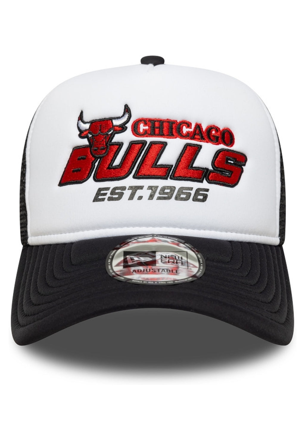 GORRA NEW ERA NEGRA BULLS NBA GRAPHIC FOAM TRUCKER
