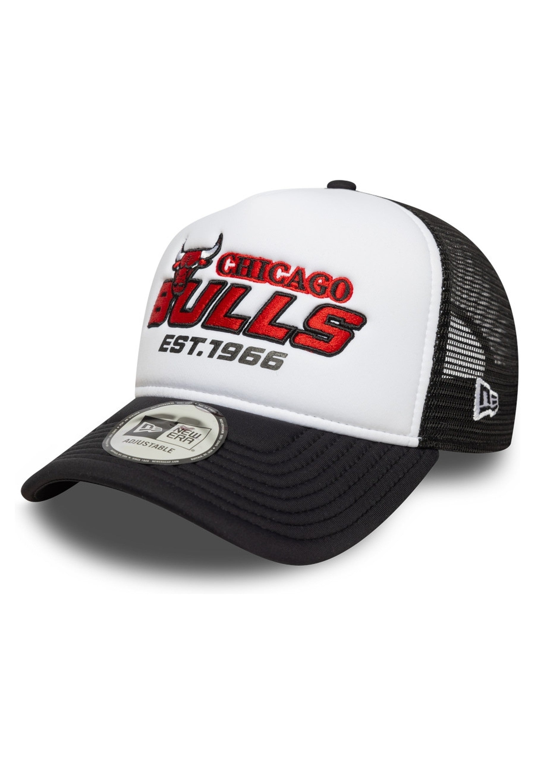 GORRA NEW ERA NEGRA BULLS NBA GRAPHIC FOAM TRUCKER