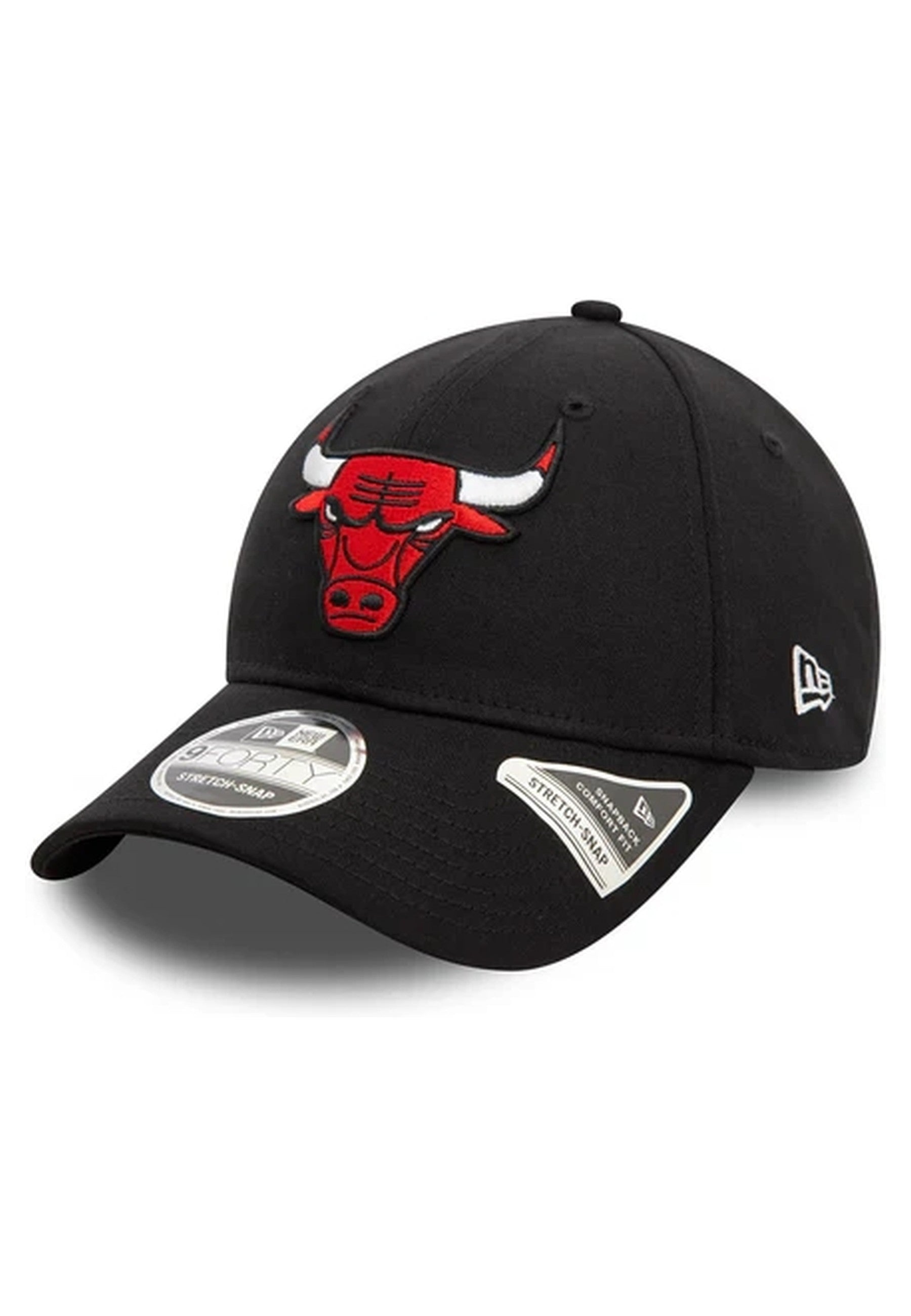 GORRA NEW ERA NEGRA BULLS NBA PATCH EFRAME CHIBUL