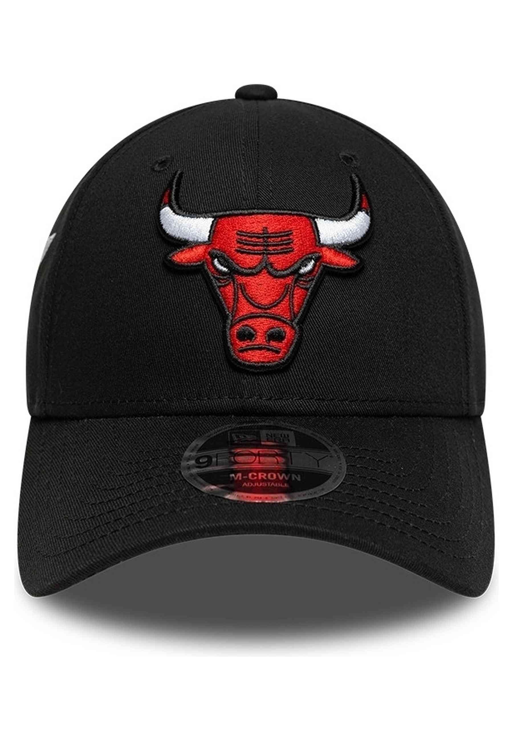 GORRA NEW ERA NEGRA BULLS NBA SIDE SCRIPT 9FORTY MC CHIBUL