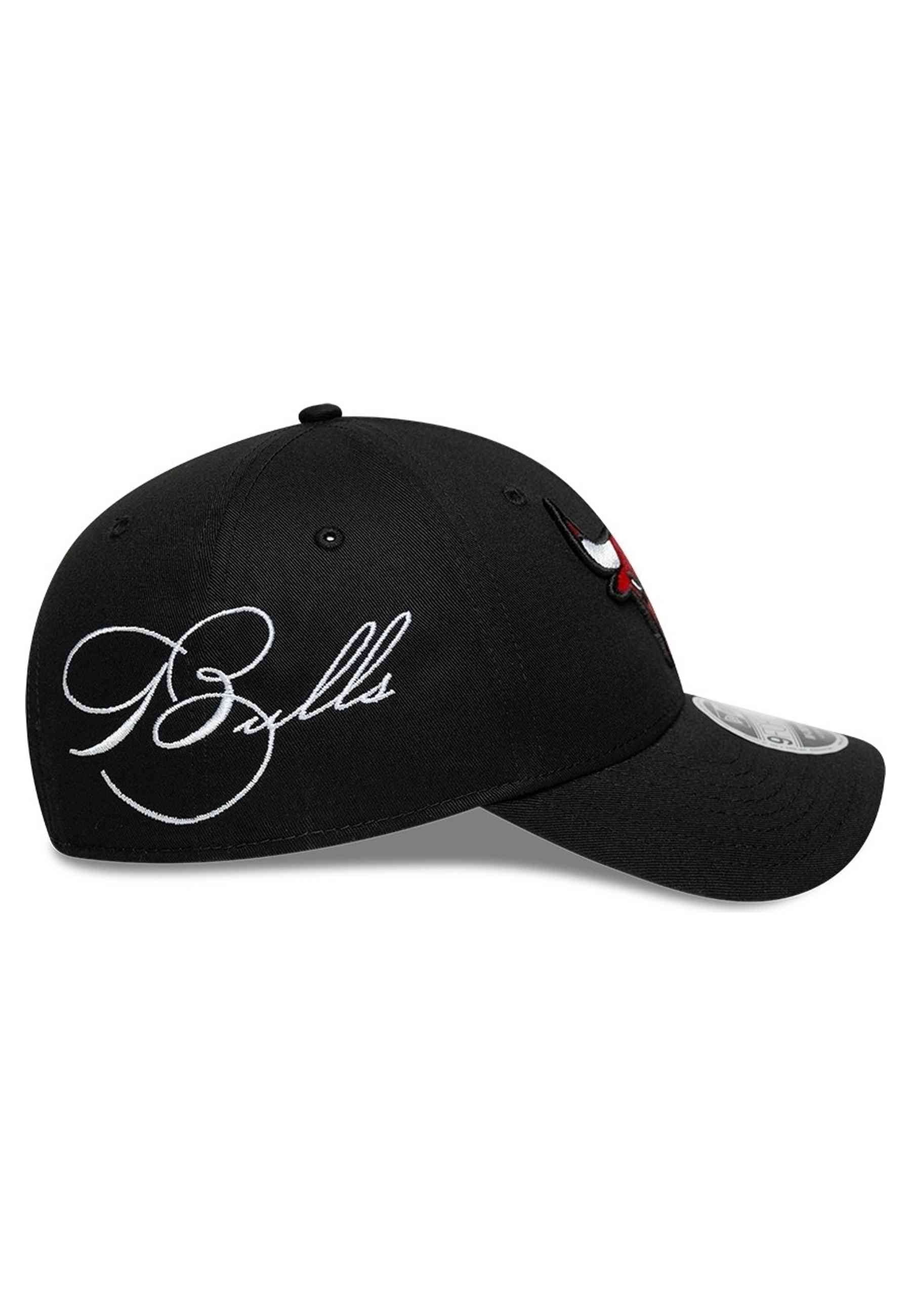 GORRA NEW ERA NEGRA BULLS NBA SIDE SCRIPT 9FORTY MC CHIBUL