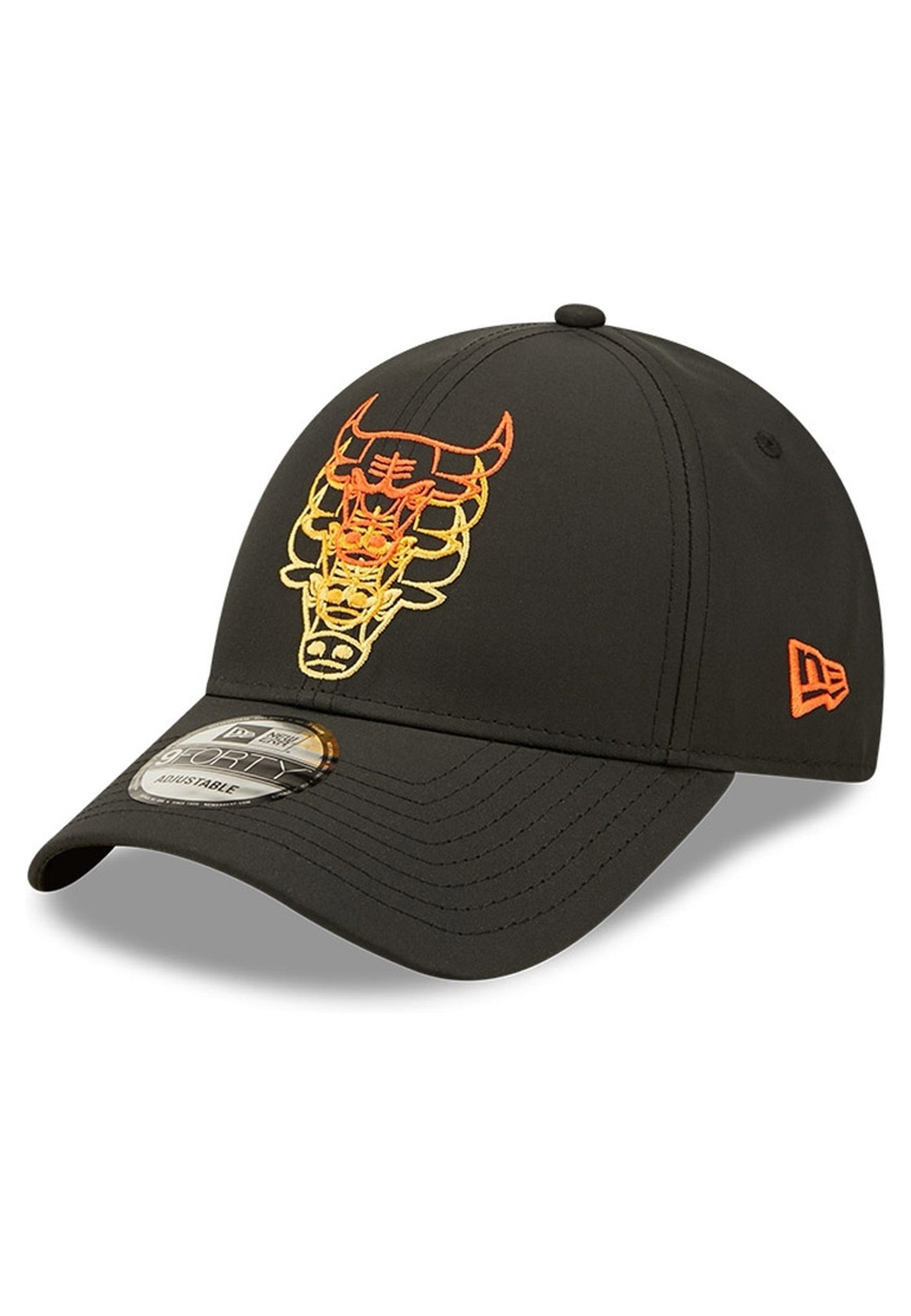 GORRA NEW ERA NEGRA BULLS STACK LOGO CHIBUL BLKSCA