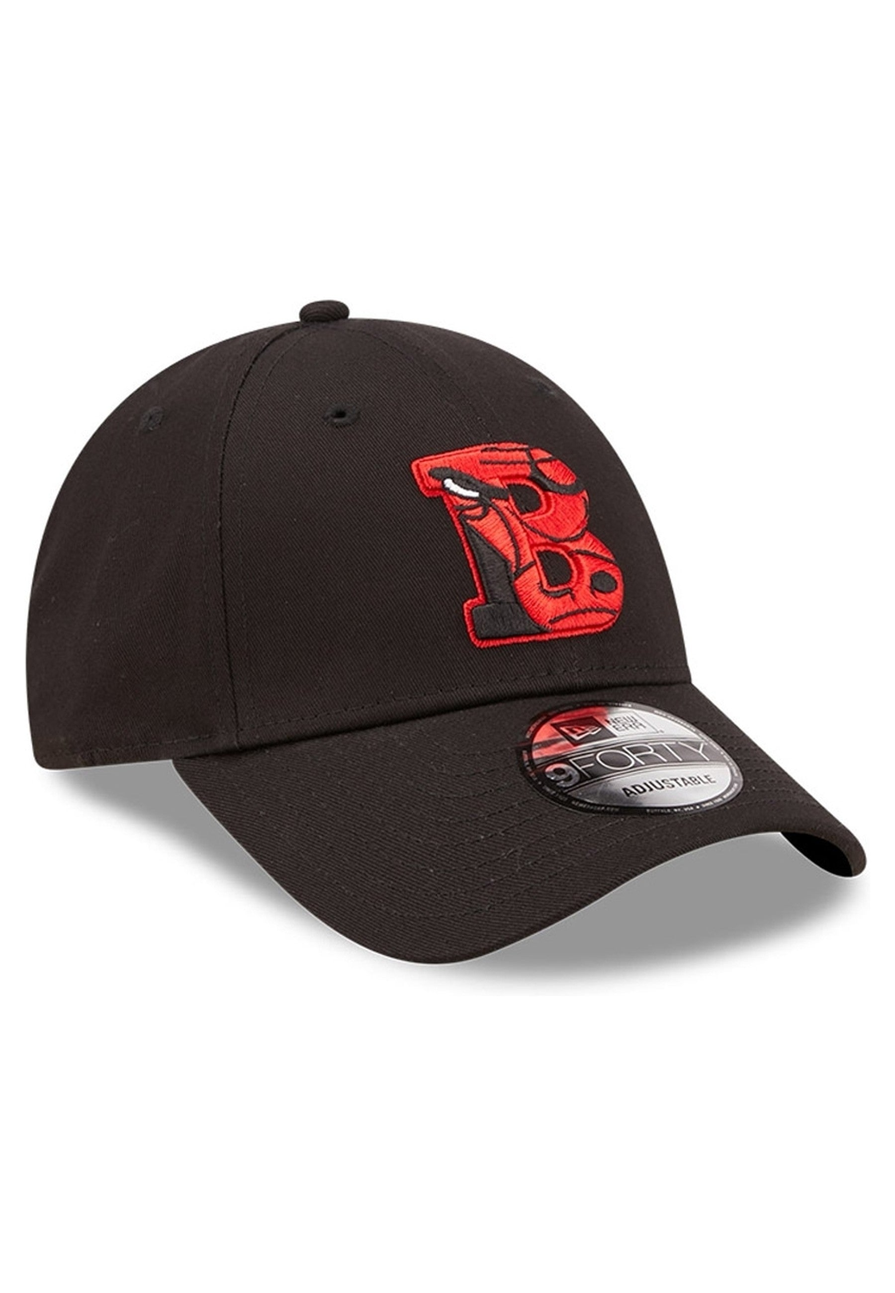 GORRA NEW ERA NEGRA BULLS TEAM LOGO INFILL 9FORTY CHIBUL