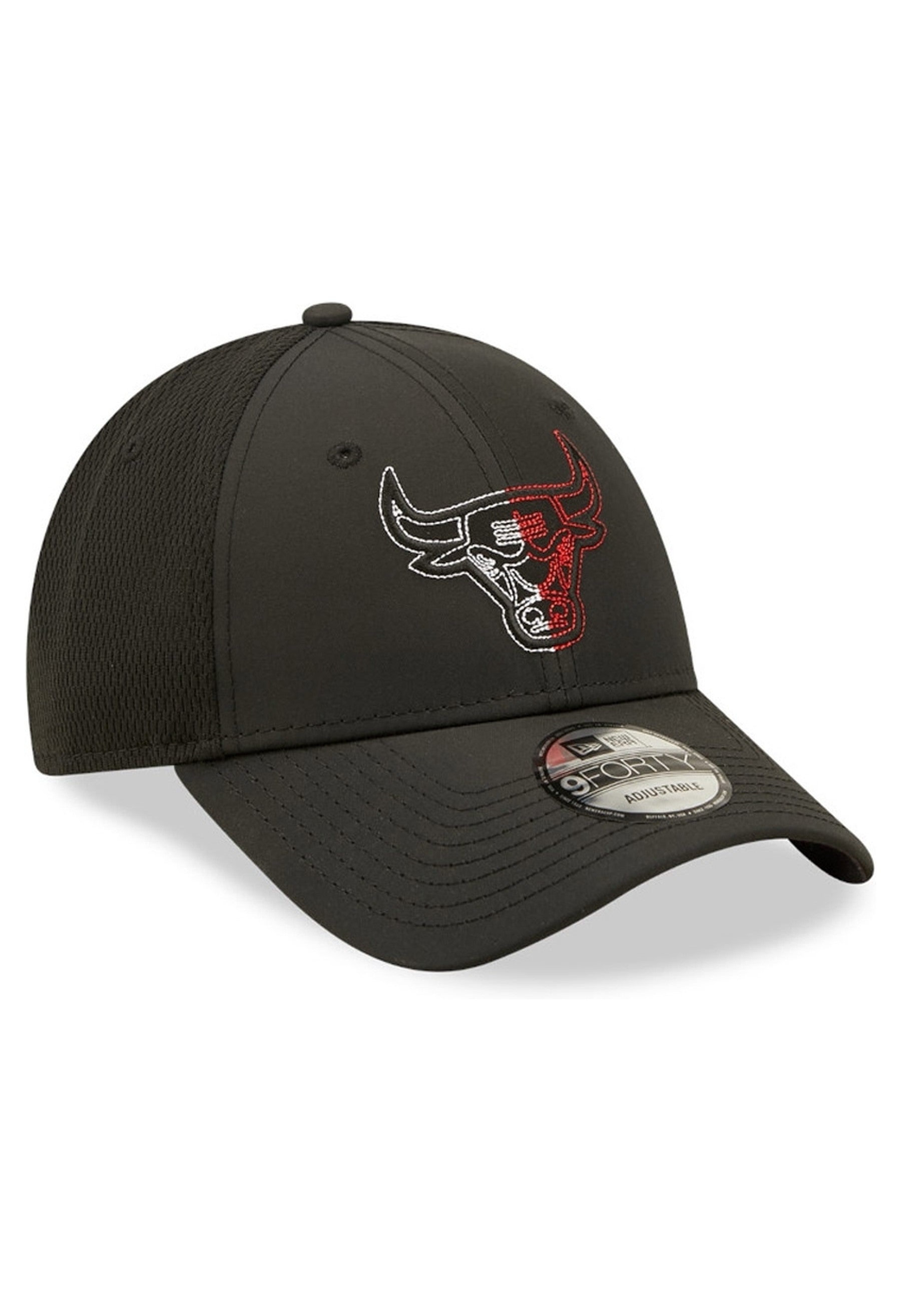 GORRA NEW ERA NEGRA BULLS TECH MESH 9FORTY CHIBUL