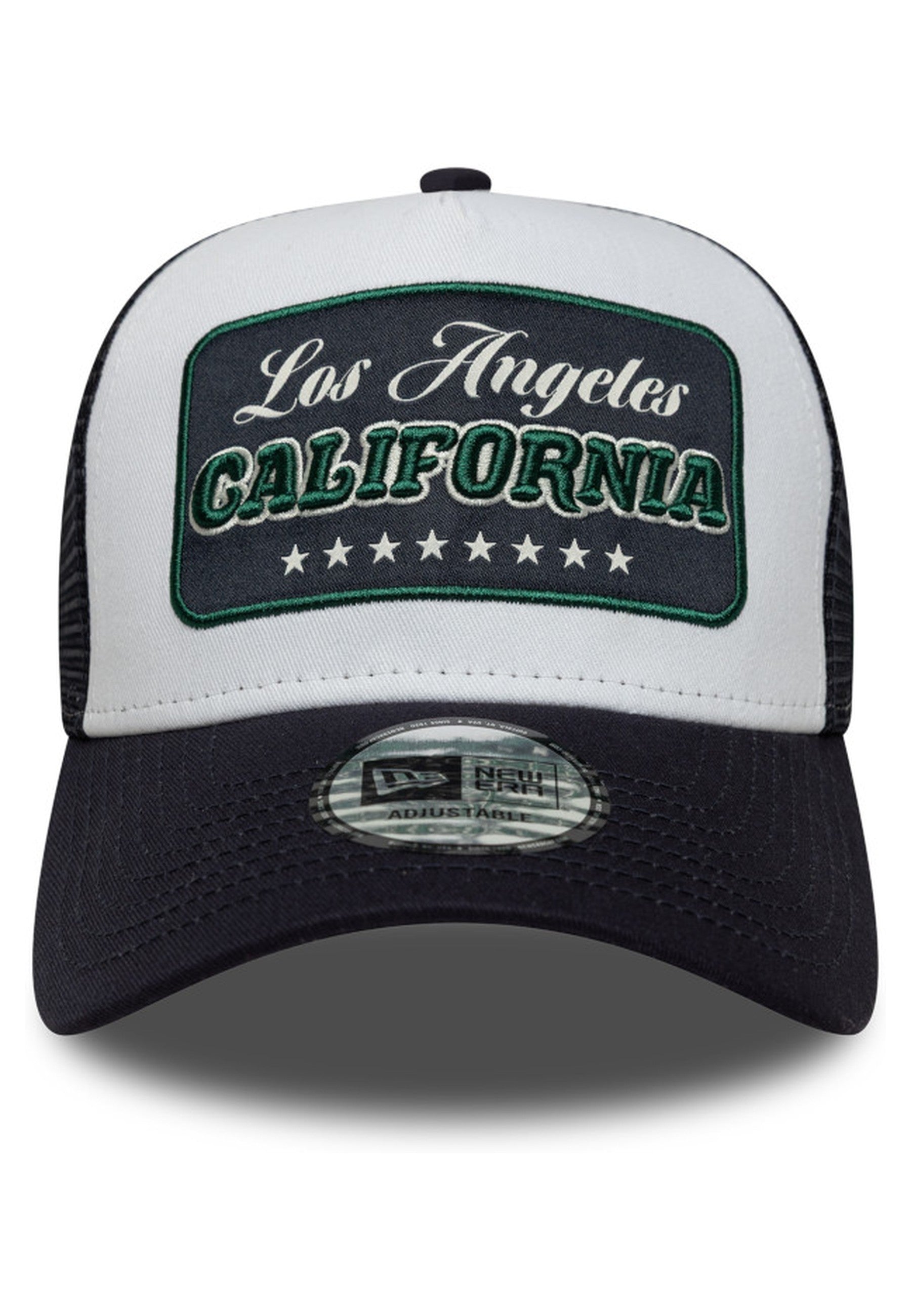 GORRA NEW ERA NEGRA CALIFORNIA LOCATION PATCH TRUCKER NEWERA