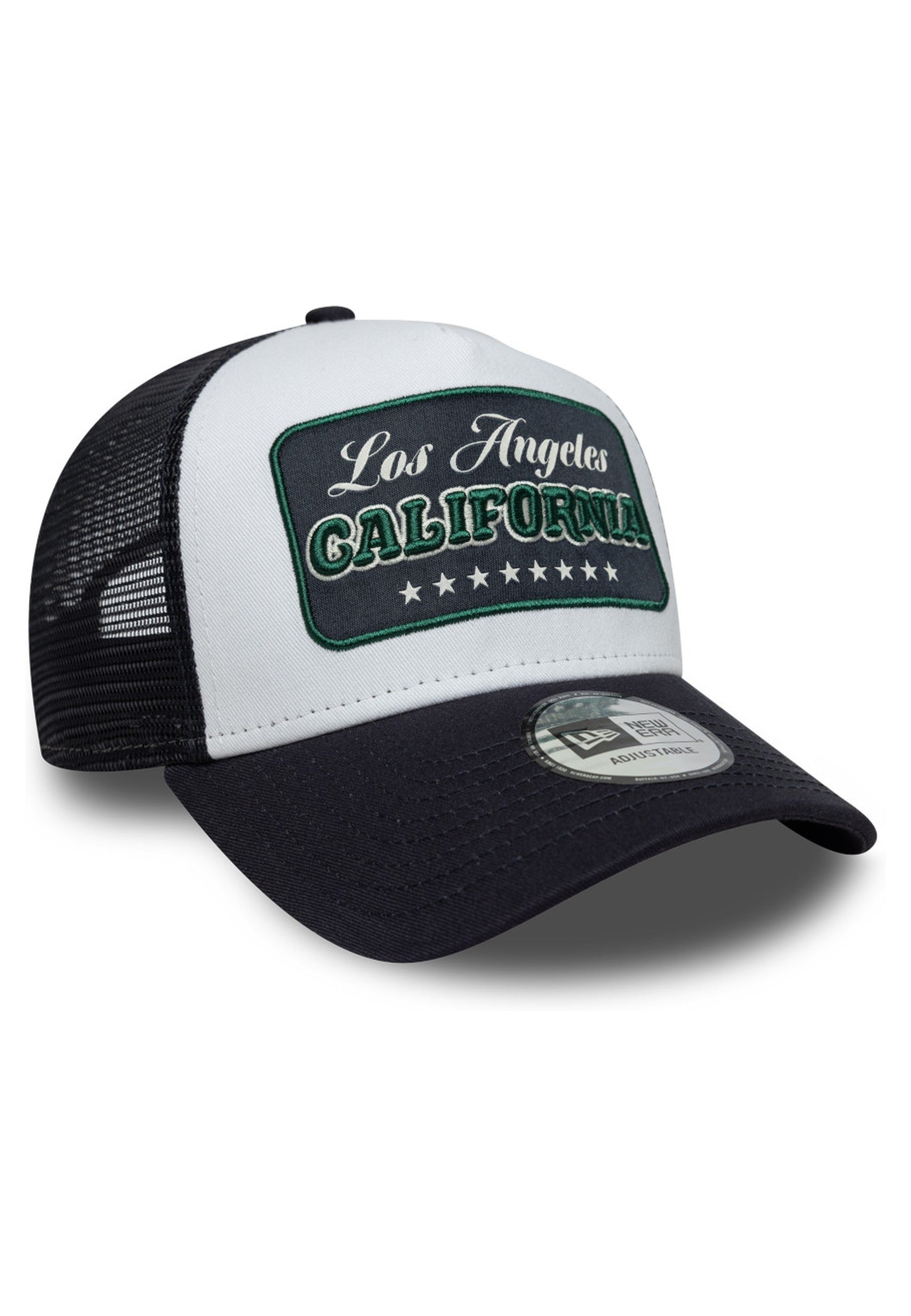 GORRA NEW ERA NEGRA CALIFORNIA LOCATION PATCH TRUCKER NEWERA