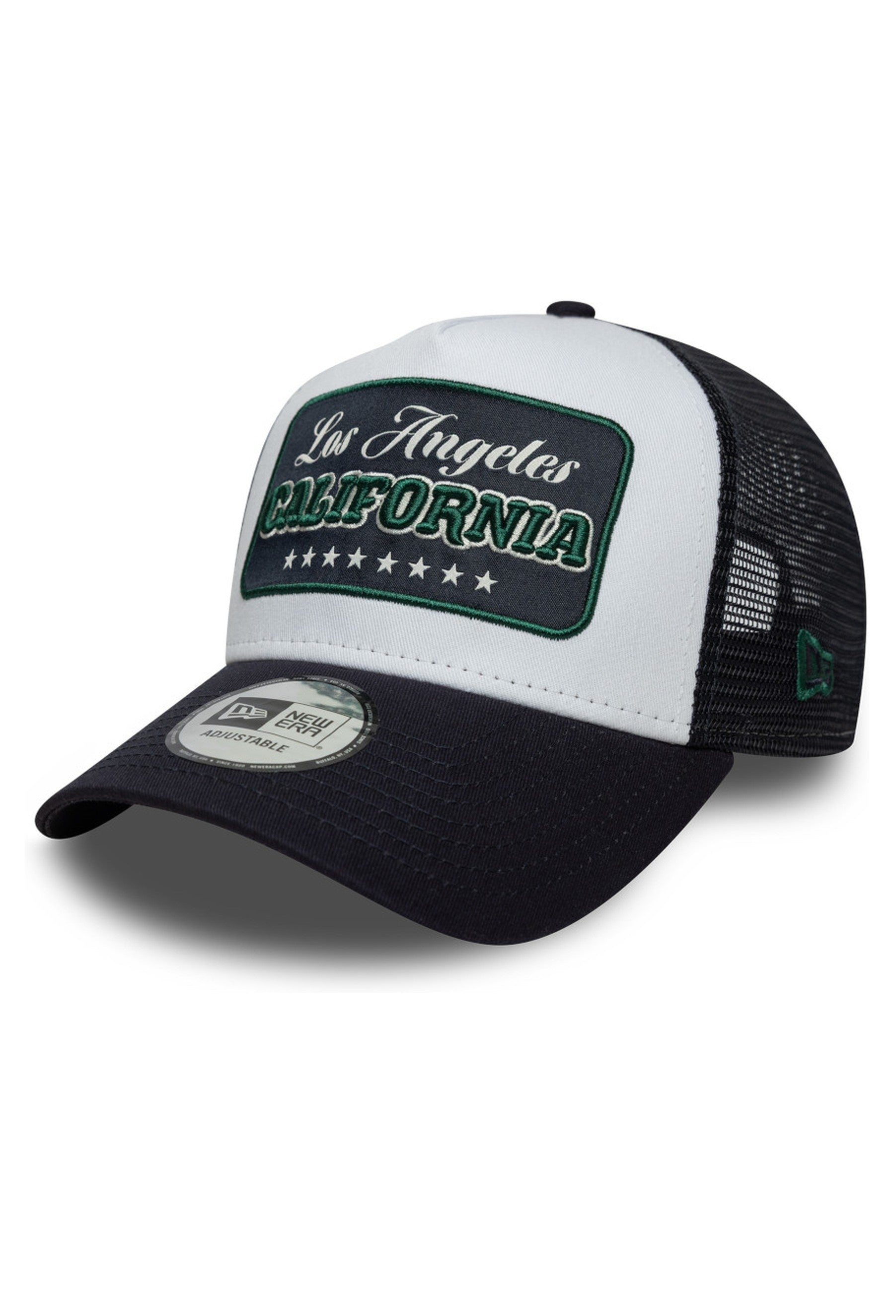 GORRA NEW ERA NEGRA CALIFORNIA LOCATION PATCH TRUCKER NEWERA
