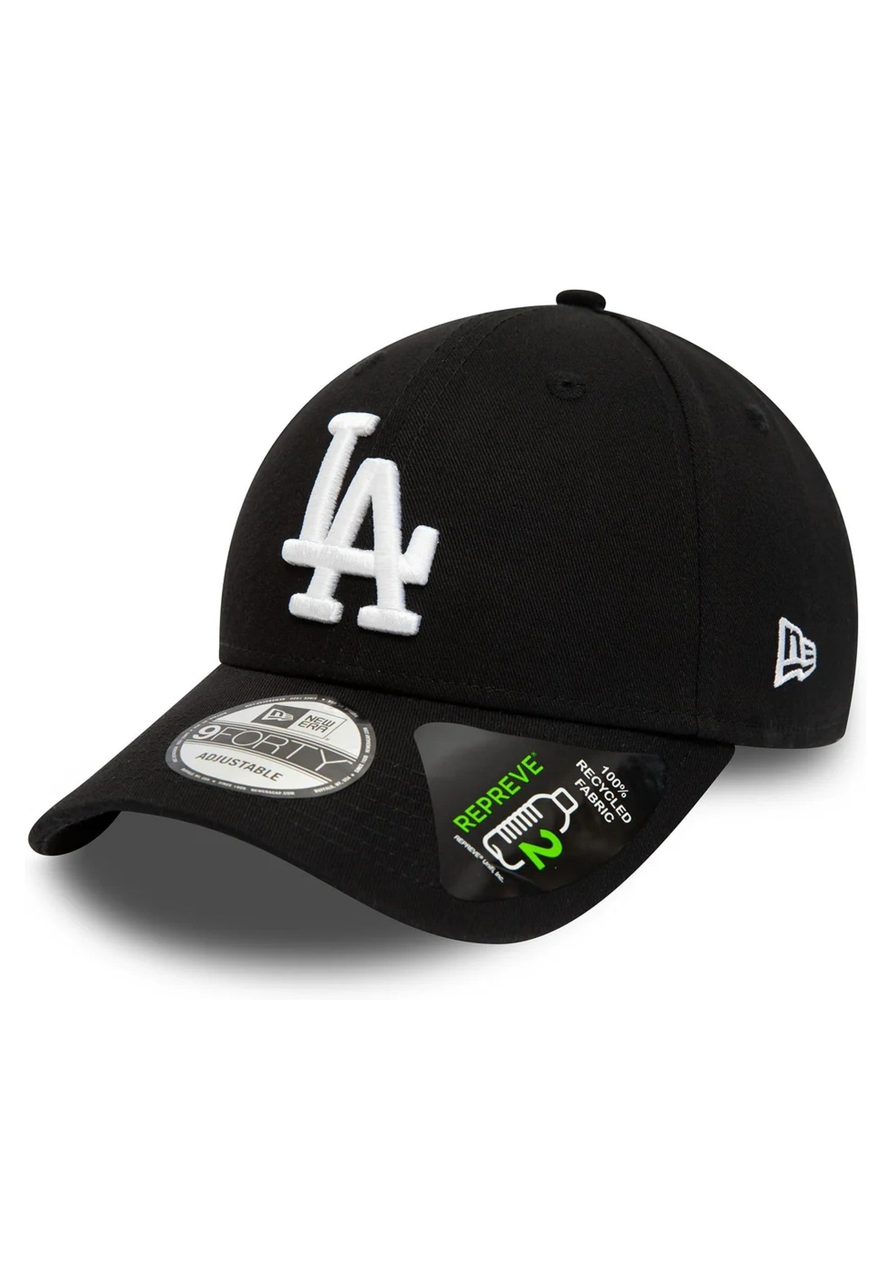 GORRA NEW ERA NEGRA DODGERS REPREVE LEAGUE ESS 9FORTY LOSDOD