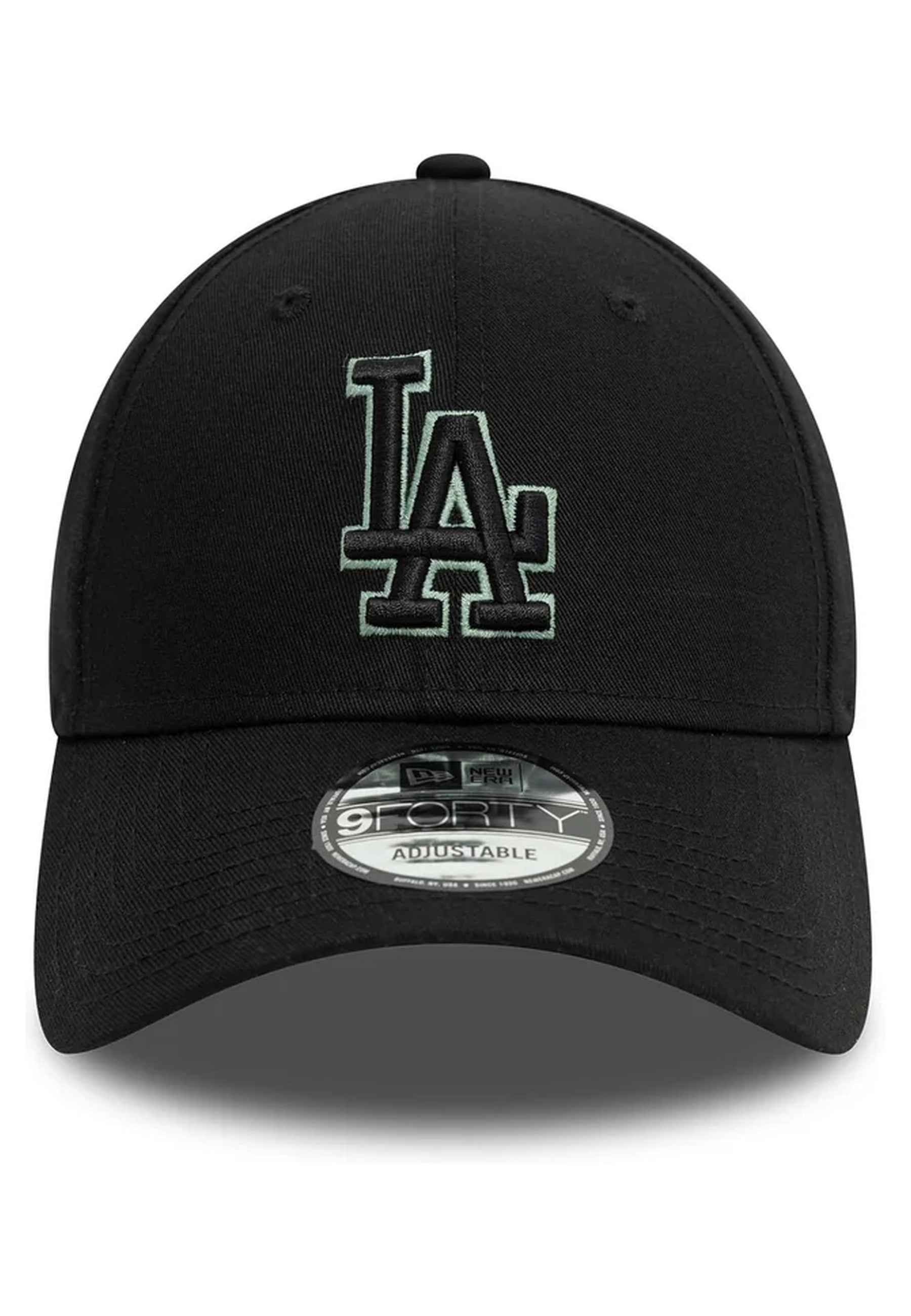 GORRA NEW ERA NEGRA DODGERS TEAM OUTLINE 9FORTY LOSDOD