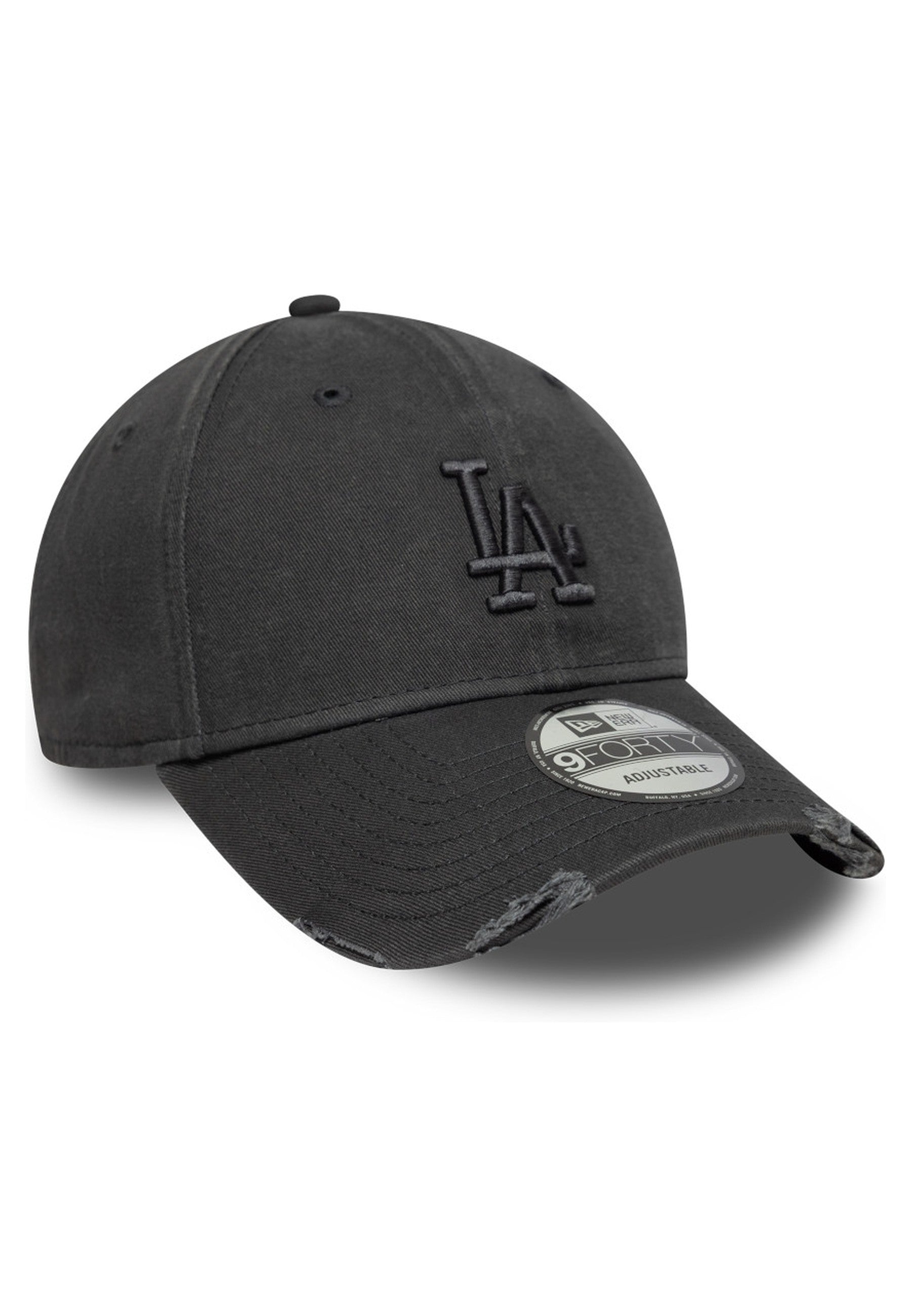 GORRA NEW ERA NEGRA DODGERS WASH DISTRESS 9FORTY LOSDOD