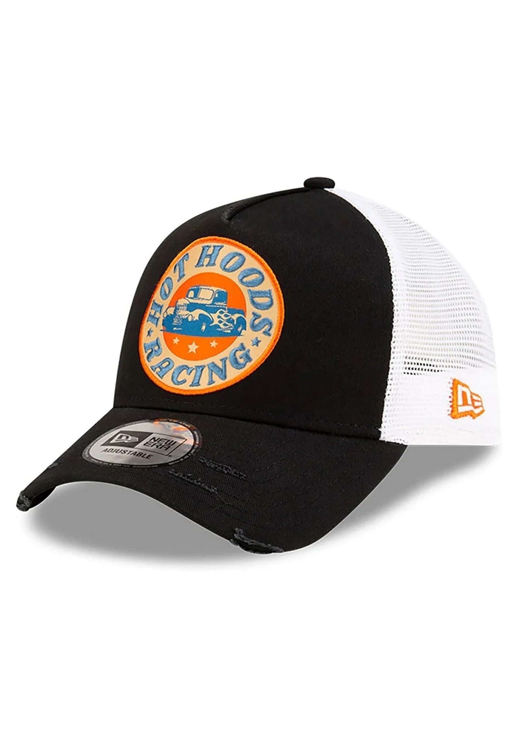 GORRA NEW ERA NEGRA HOT HOODS PATCH TRUCKER NEWERA