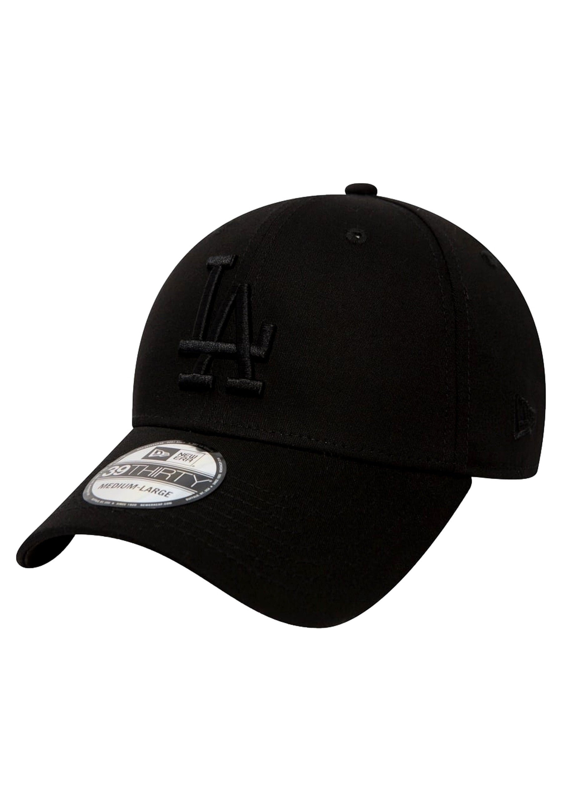 GORRA NEW ERA NEGRA LA DODGERS LEAGUE ESSENTIAL 39 THIRTY LOSDOD