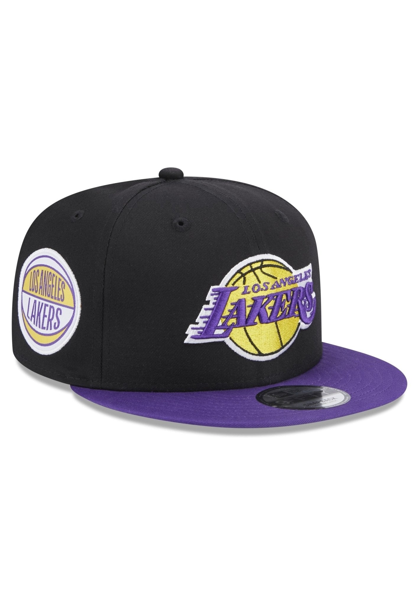 GORRA NEW ERA NEGRA LAKERS CONTRAST SIDE PATCH 9FIFTY - AREA ZERO