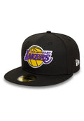 GORRA NEW ERA NEGRA LAKERS ESSENTIAL 59FIFTY LOSLAK