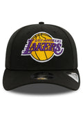 GORRA NEW ERA NEGRA LAKERS STRETCH SNAP 9FIFTY LOSLAK