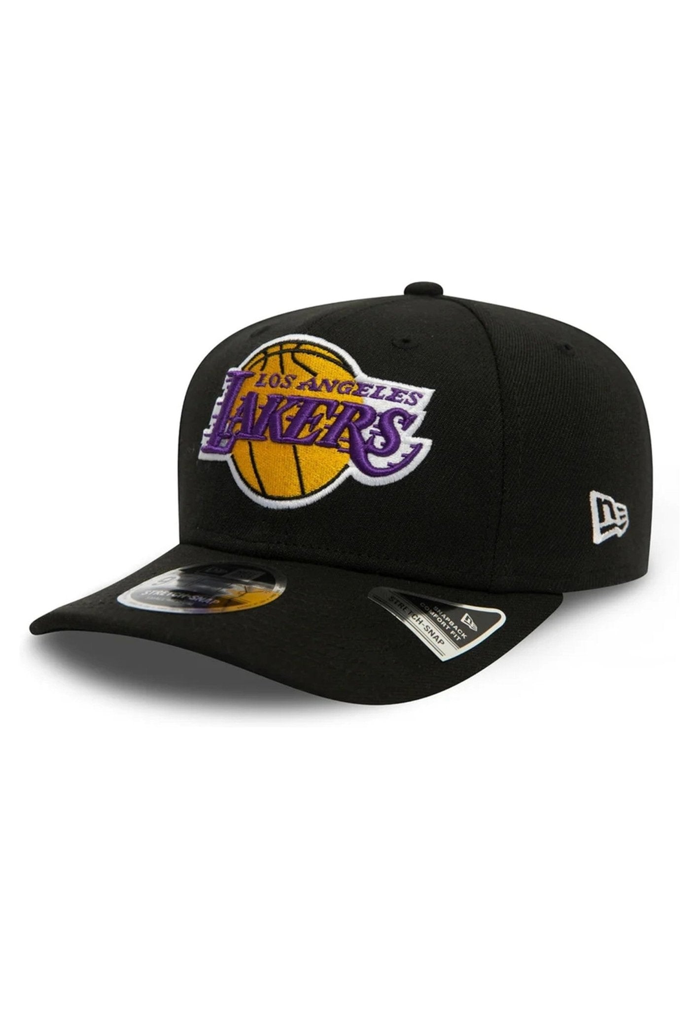 GORRA NEW ERA NEGRA LAKERS STRETCH SNAP 9FIFTY LOSLAK - AREA ZERO