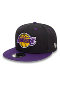 GORRA NEW ERA NEGRA LAKERS TEAM COLOUR 9FIFTY LOSLAK