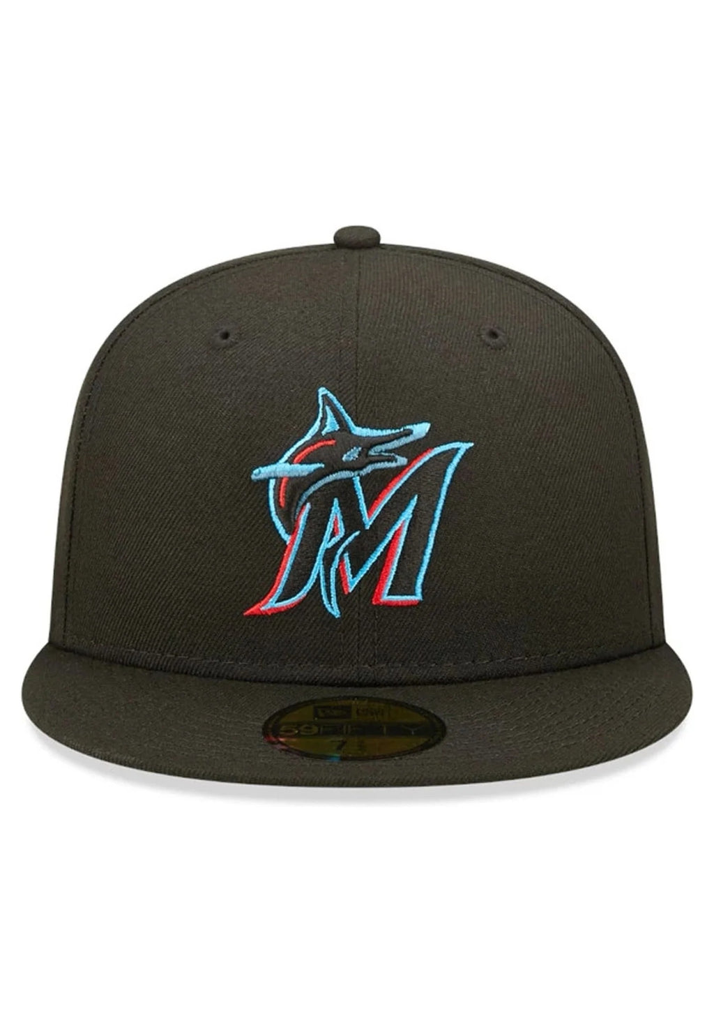 GORRA NEW ERA NEGRA MARLINS ACPERF MIAMAR 5950 OTC