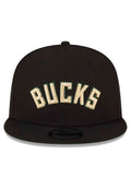 GORRA NEW ERA 9FIFTY MILWAUKEE BUCKS NBA STATEMENT NEGRA