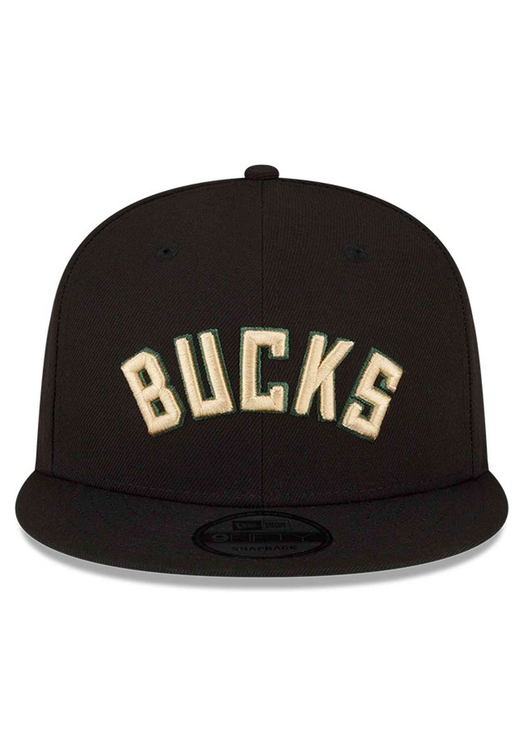 GORRA NEW ERA NEGRA MILWAWKEE BUCKS 950 NBASTMNT MKILBUC
