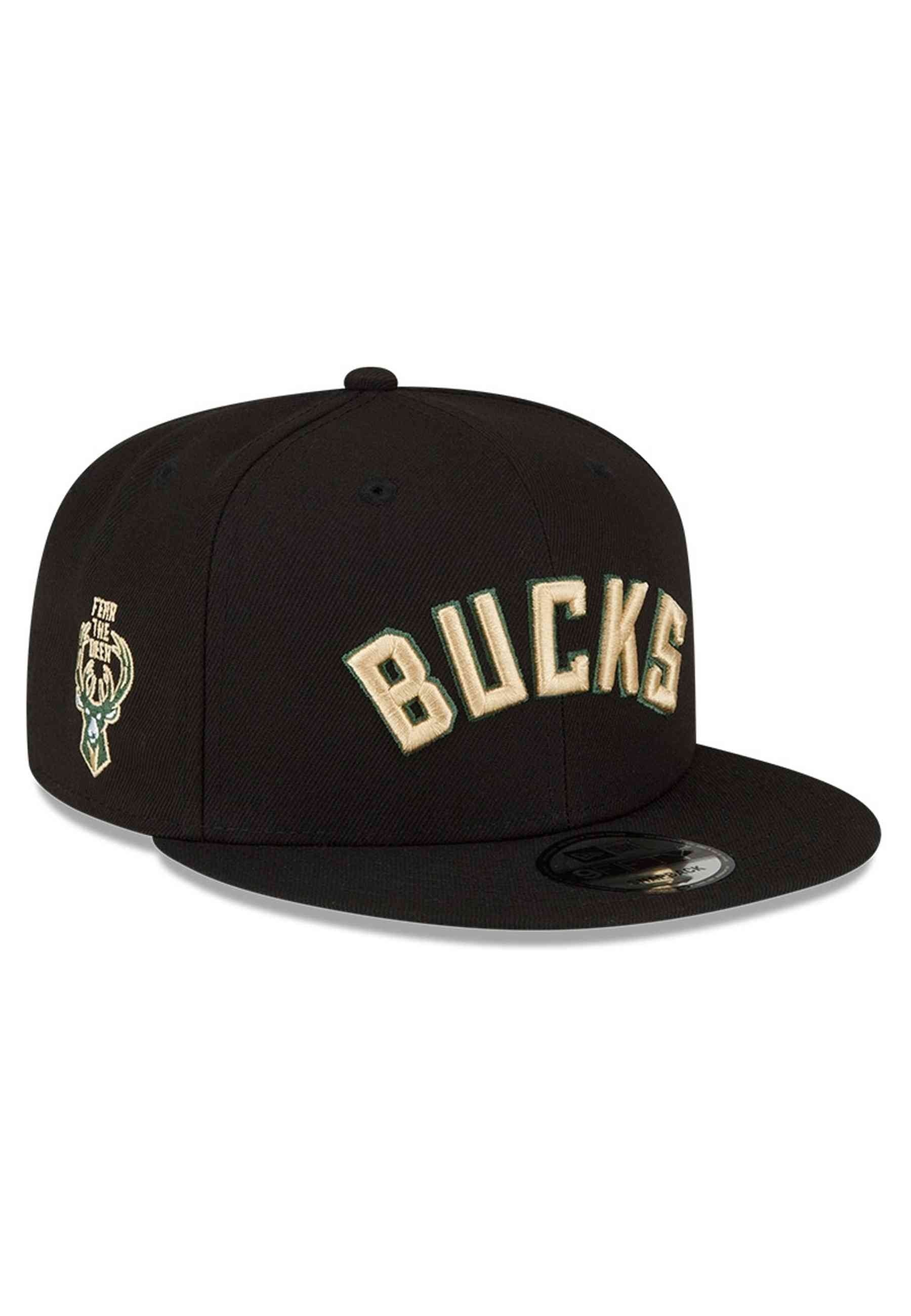GORRA NEW ERA NEGRA MILWAWKEE BUCKS 950 NBASTMNT MKILBUC