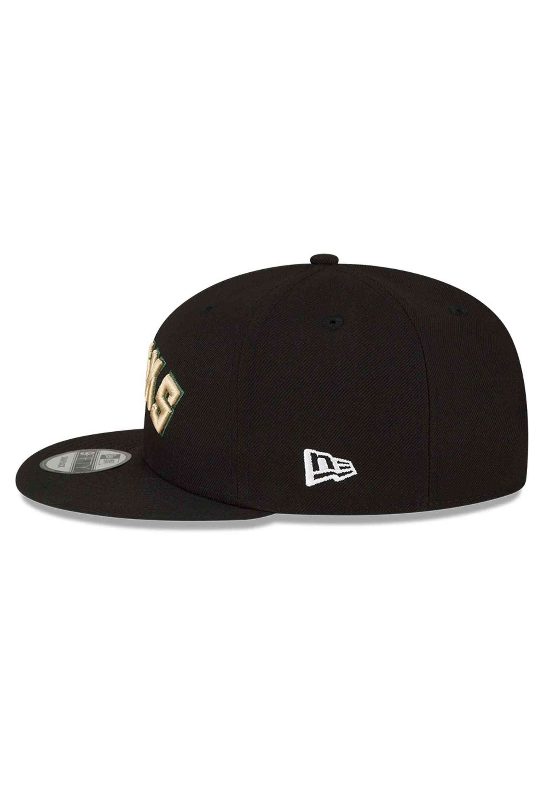 GORRA NEW ERA NEGRA MILWAWKEE BUCKS 950 NBASTMNT MKILBUC
