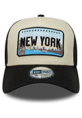 GORRA NEW ERA NEGRA NEW YORK LICENSE PLATE TRUCKER CAP