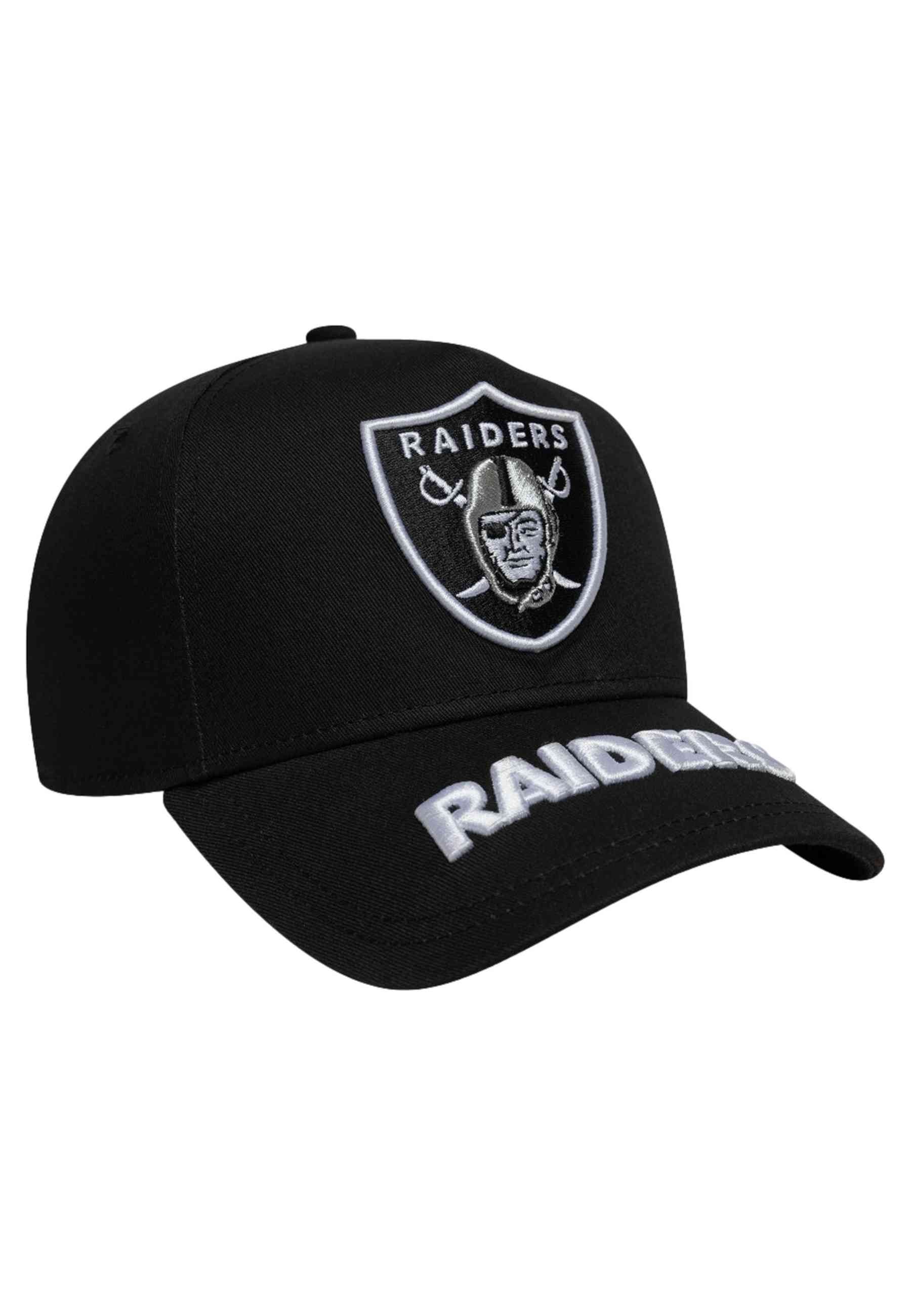 GORRA NEW ERA NEGRA RAIDERS EFRAME VISOR HIT LASRAI