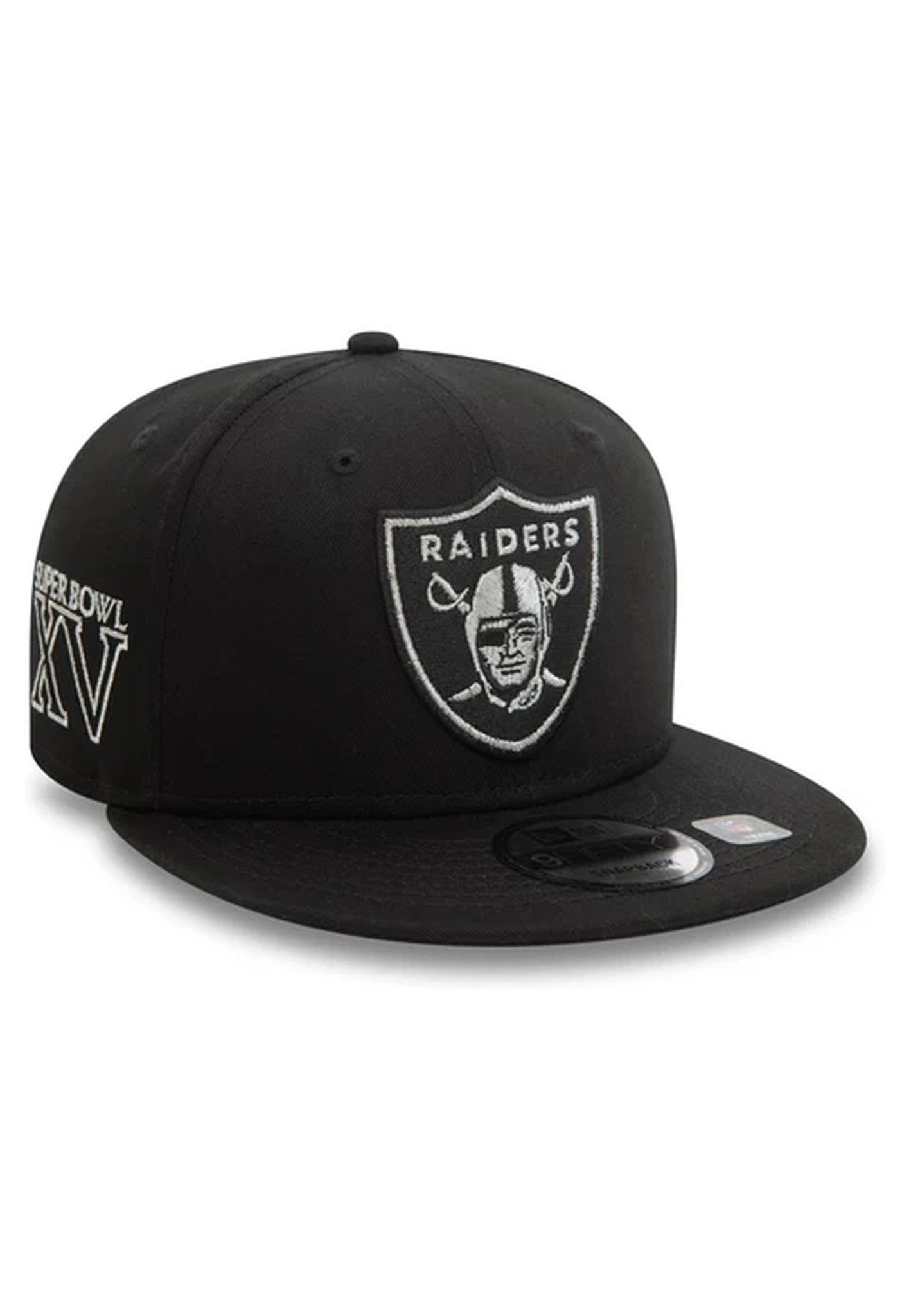 GORRA NEW ERA NEGRA RAIDERS METALLIC OUTLINE 9FIFTY - AREA ZERO