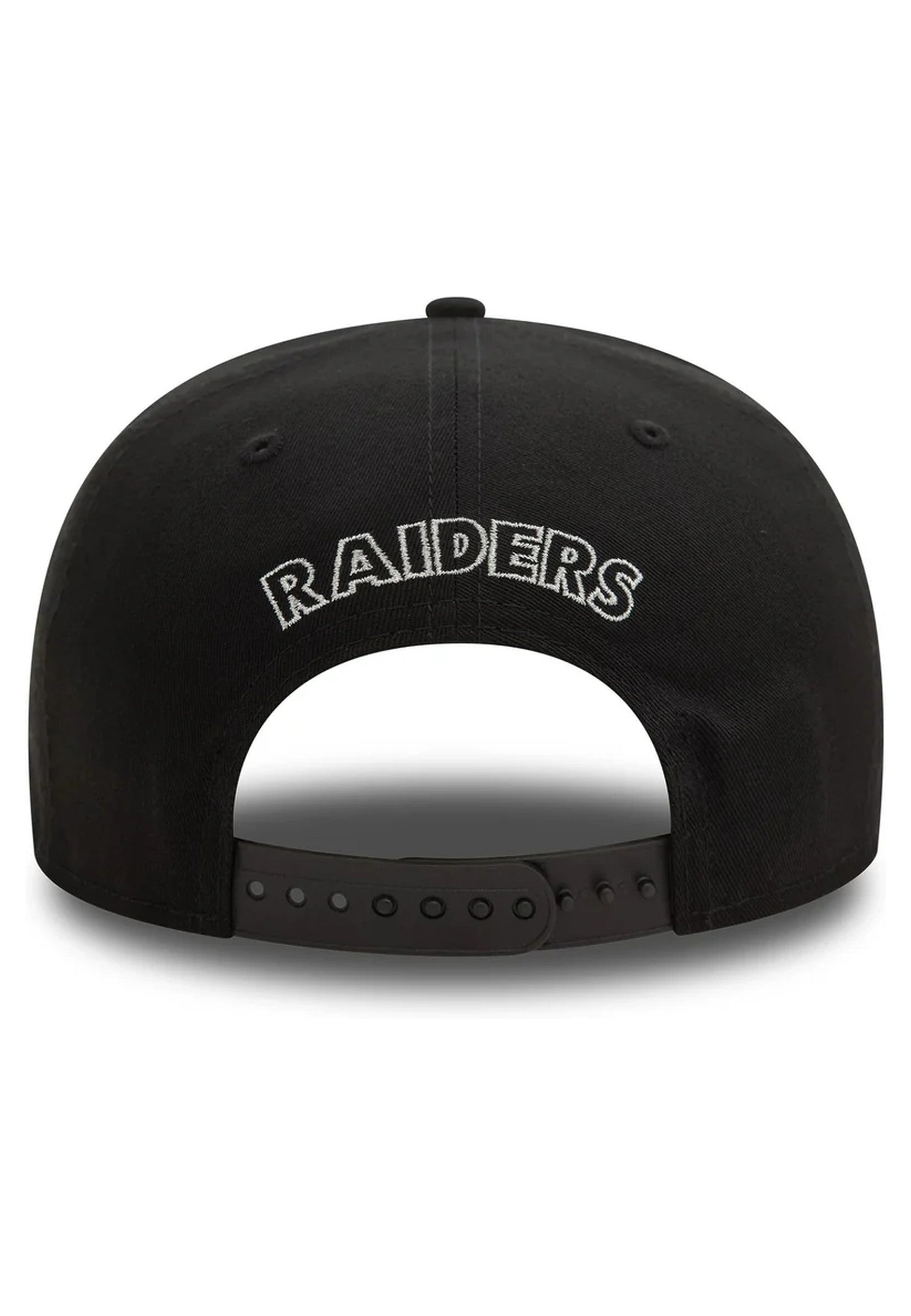 GORRA NEW ERA NEGRA RAIDERS METALLIC OUTLINE 9FIFTY