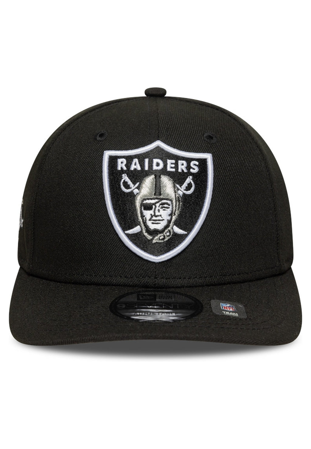 GORRA NEW ERA NEGRA RAIDERS NFL PATCH 9SEVENTY LASRAI