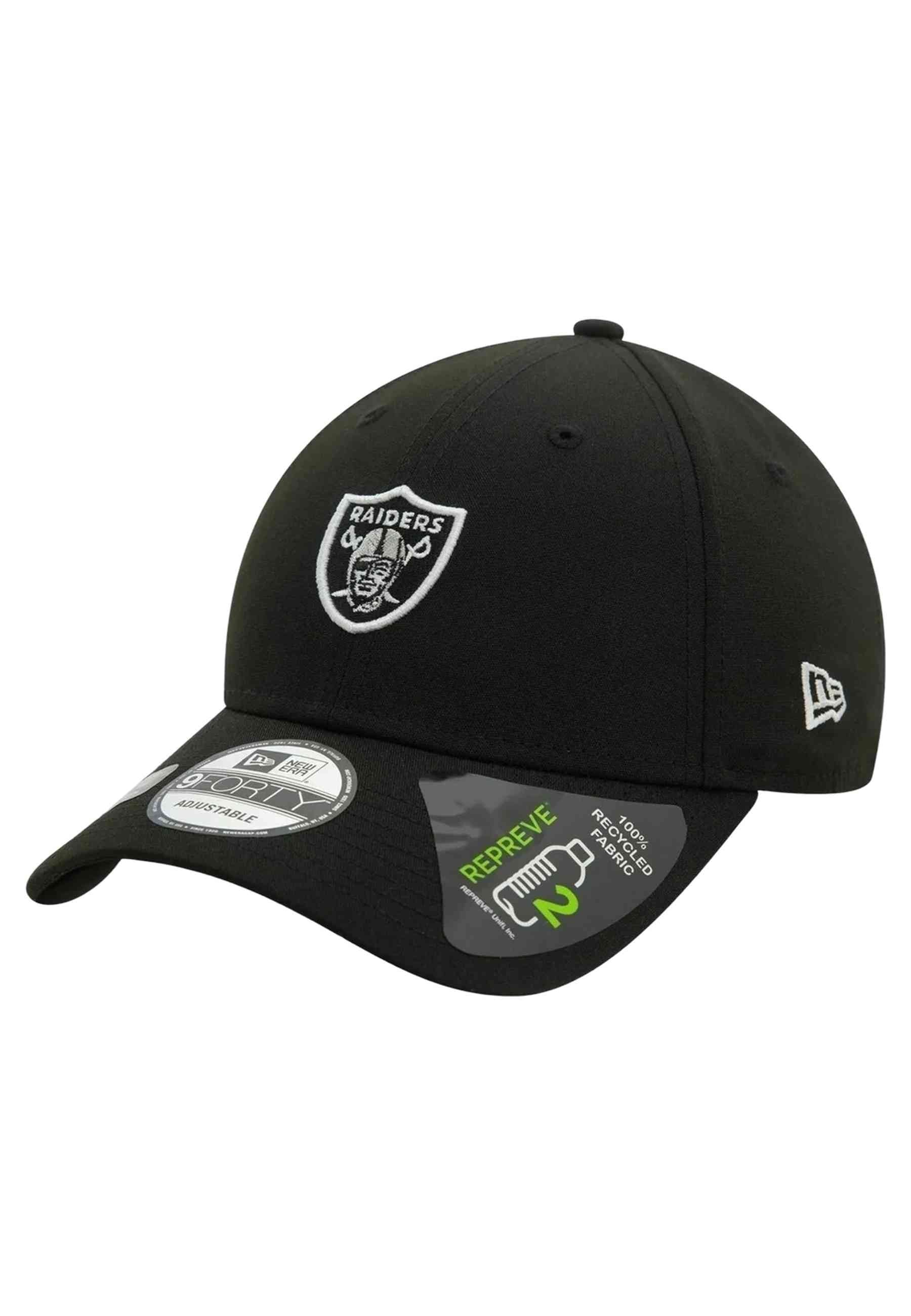 GORRA NEW ERA NEGRA RAIDERS NHL RECYCLED 9FORTY LASRAI
