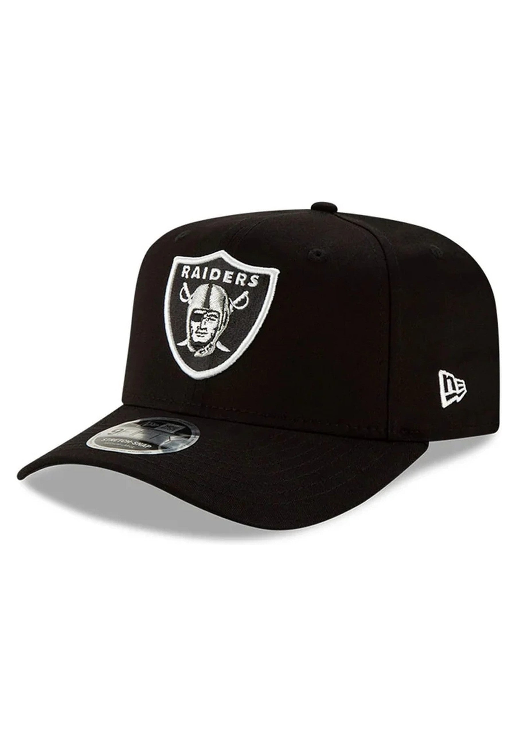 GORRA NEW ERA NEGRA RAIDERS TEAM STRETCH 9FIFTY LASRAI