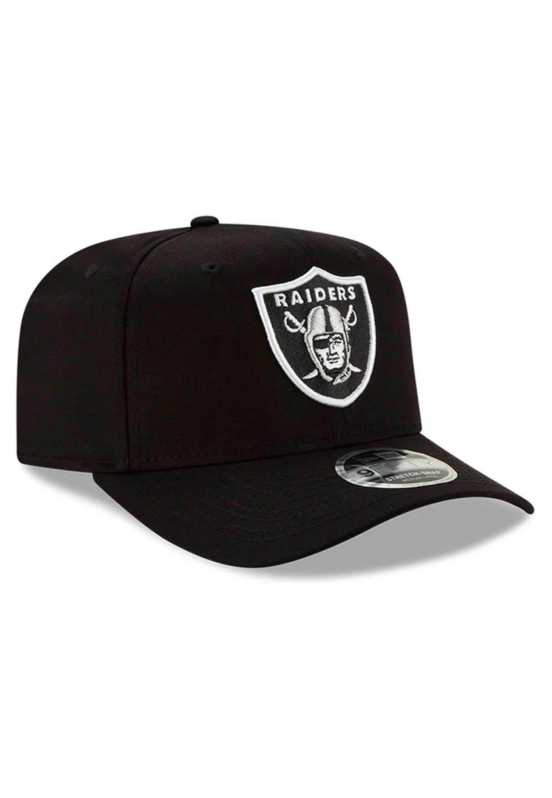 GORRA NEW ERA NEGRA RAIDERS TEAM STRETCH 9FIFTY LASRAI